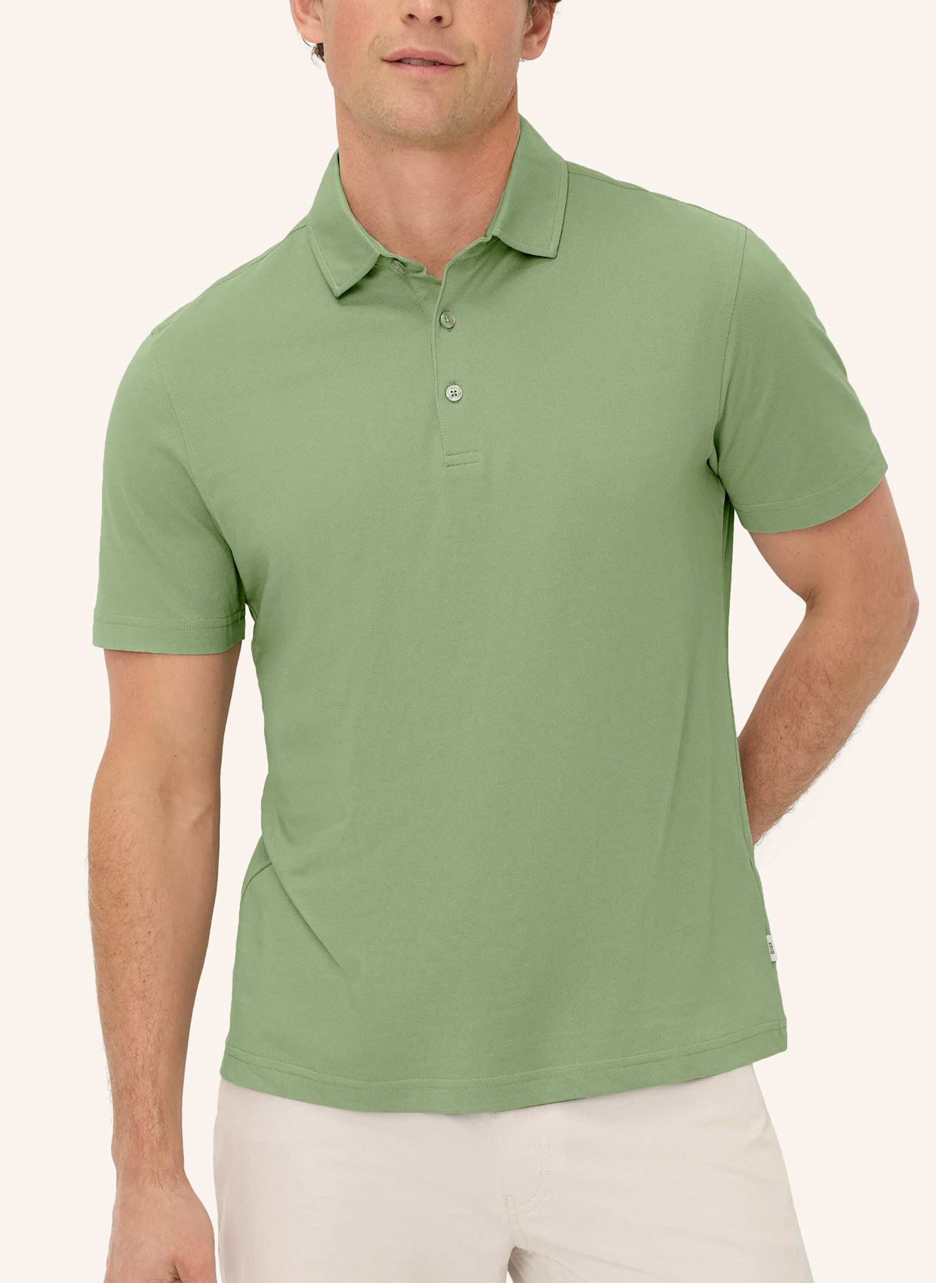 BRAX Piqué-Poloshirt STYLE PEPE: GRÜN
