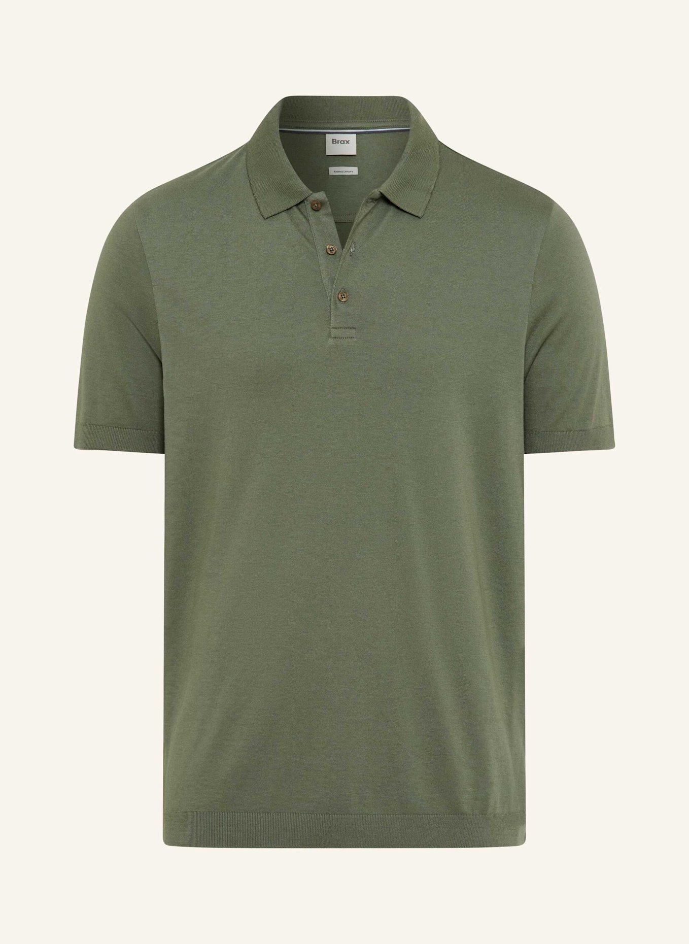 BRAX Poloshirt STYLE PARVIS: DUNKELGRÜN