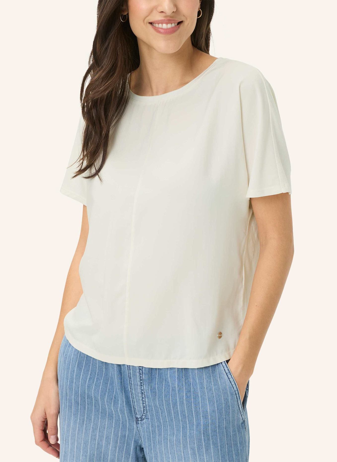 BRAX Hybridshirt STYLE CARLA S: BEIGE