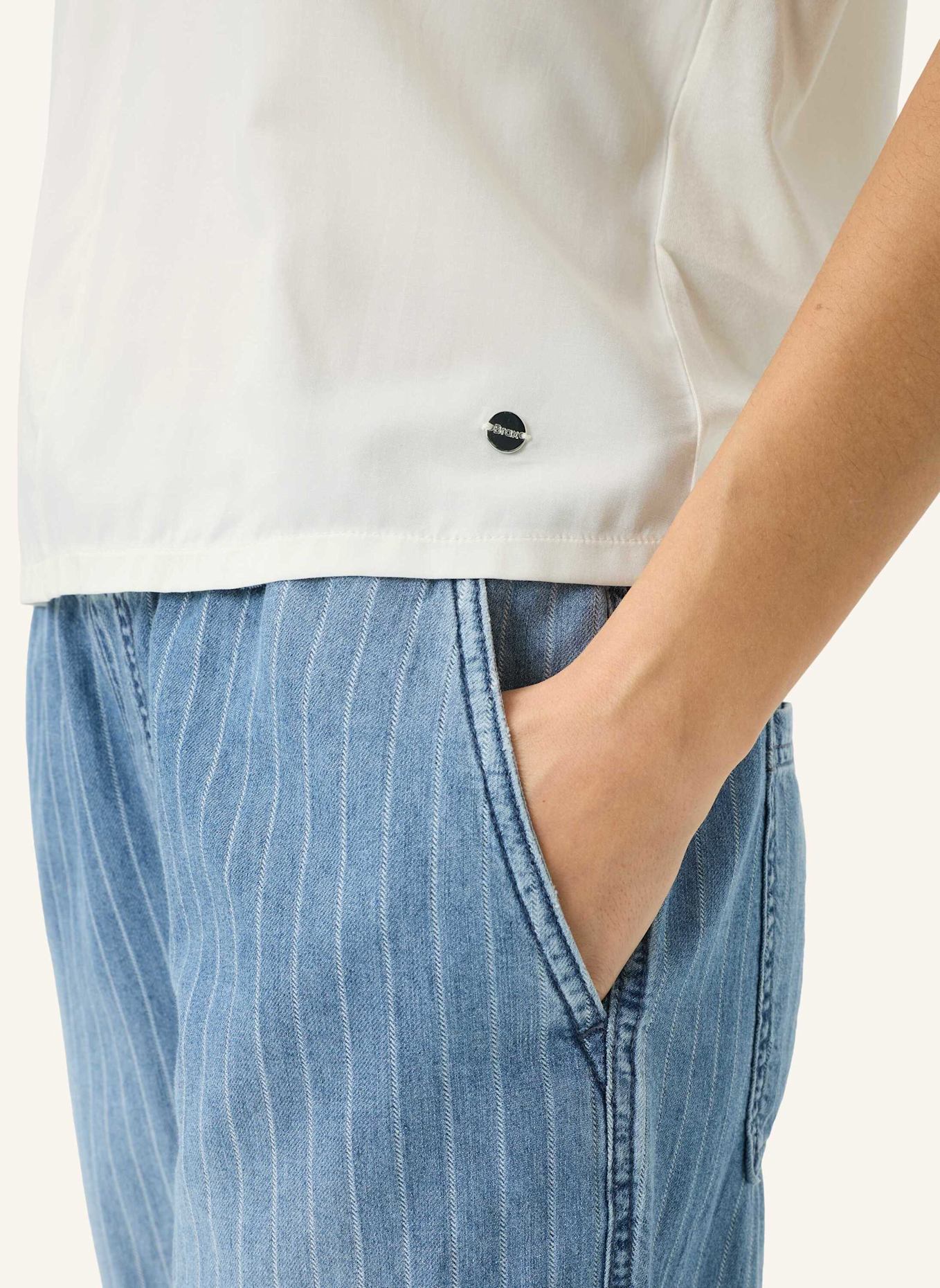 BRAX Hybridshirt STYLE CARLA S: BEIGE