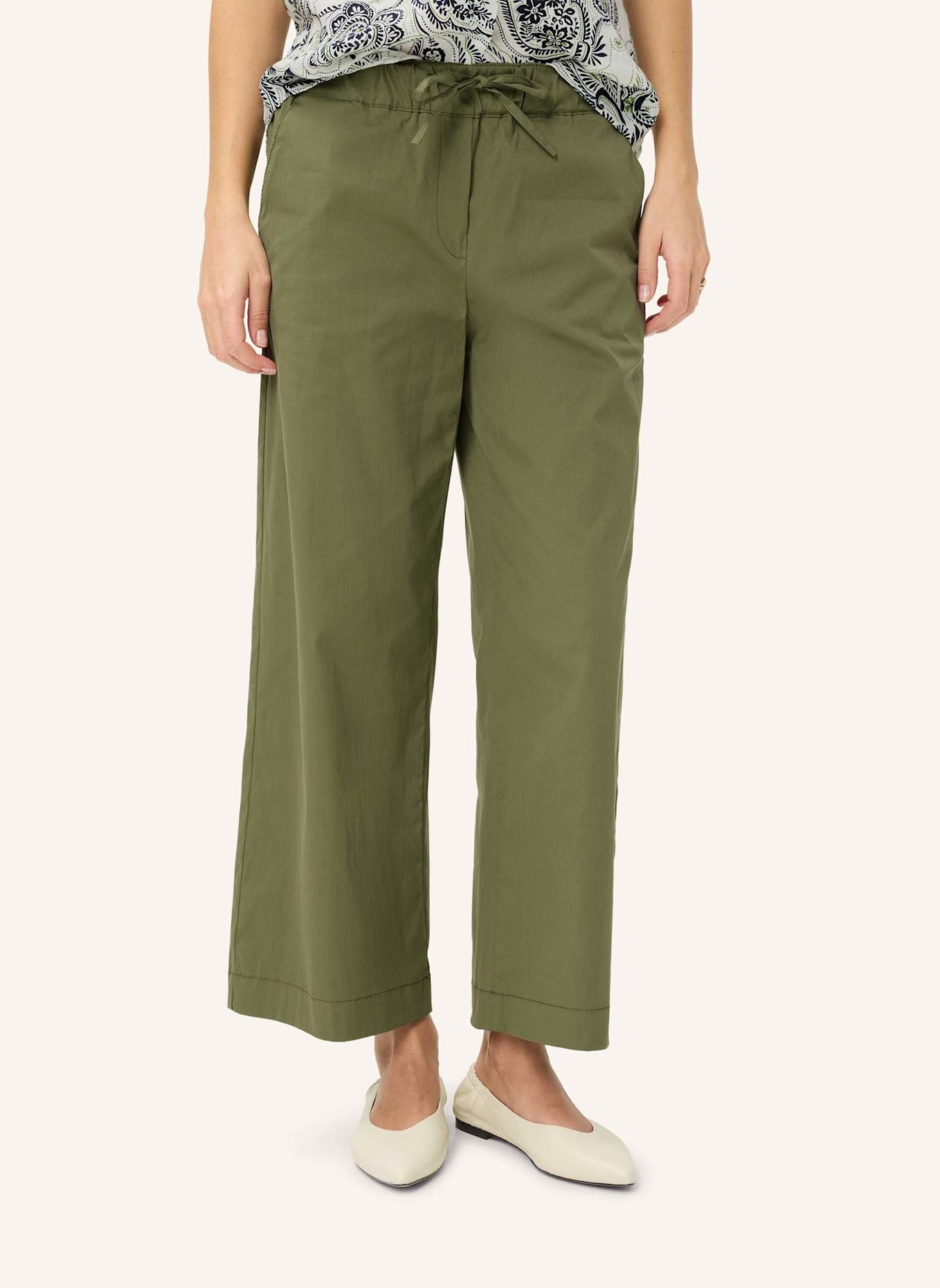 BRAX Palazzohose STYLE MAINE S: OLIV