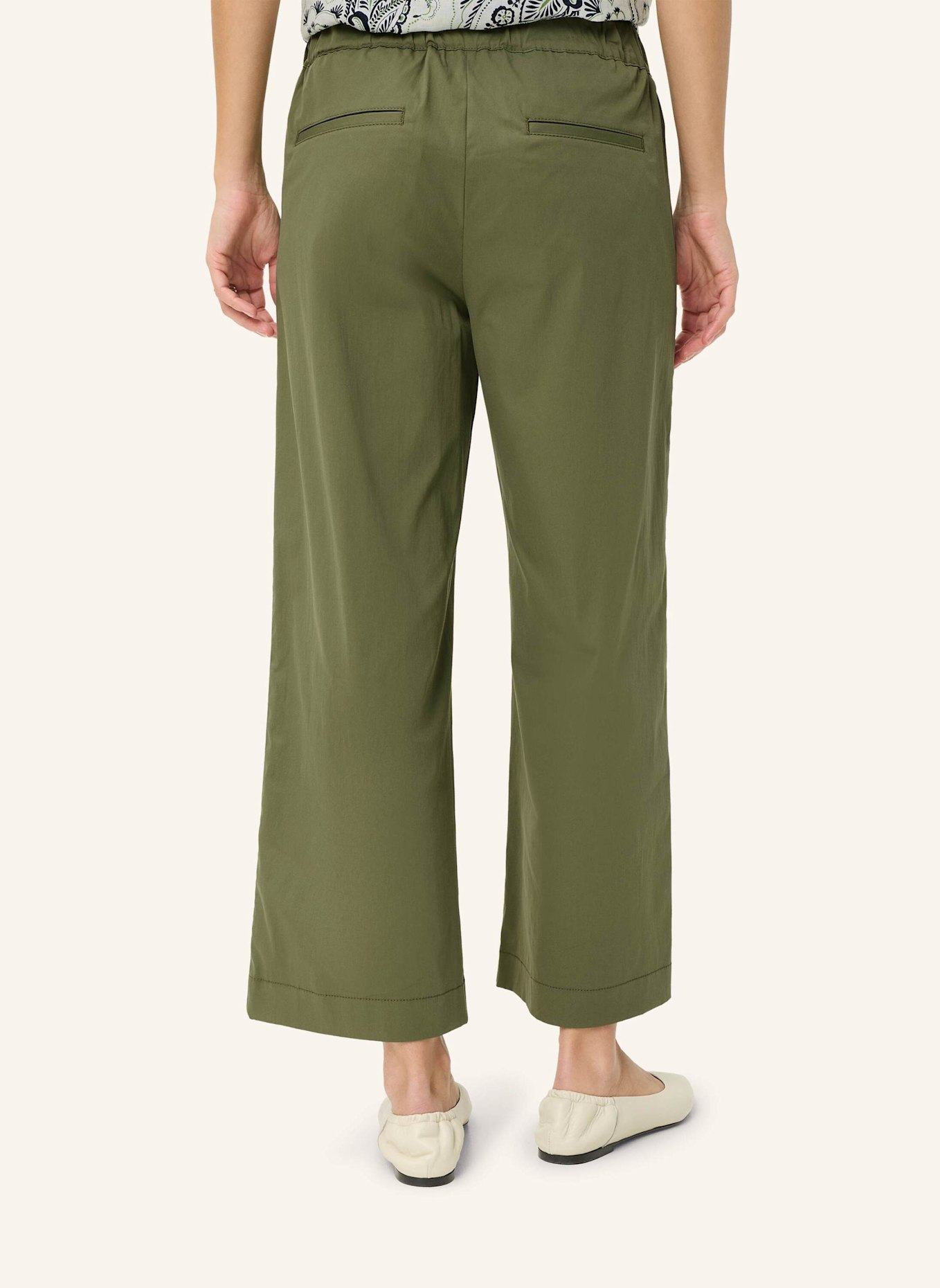 BRAX Palazzohose STYLE MAINE S: OLIV