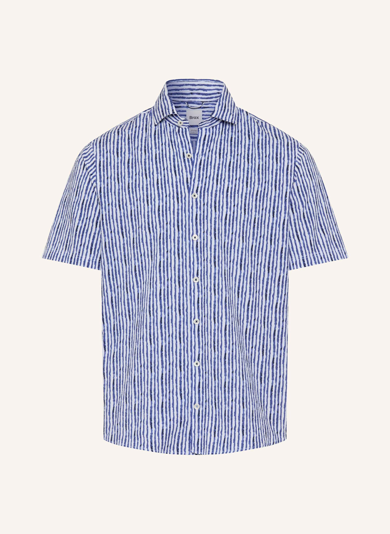 BRAX Hemd STYLE HARDY: DUNKELBLAU