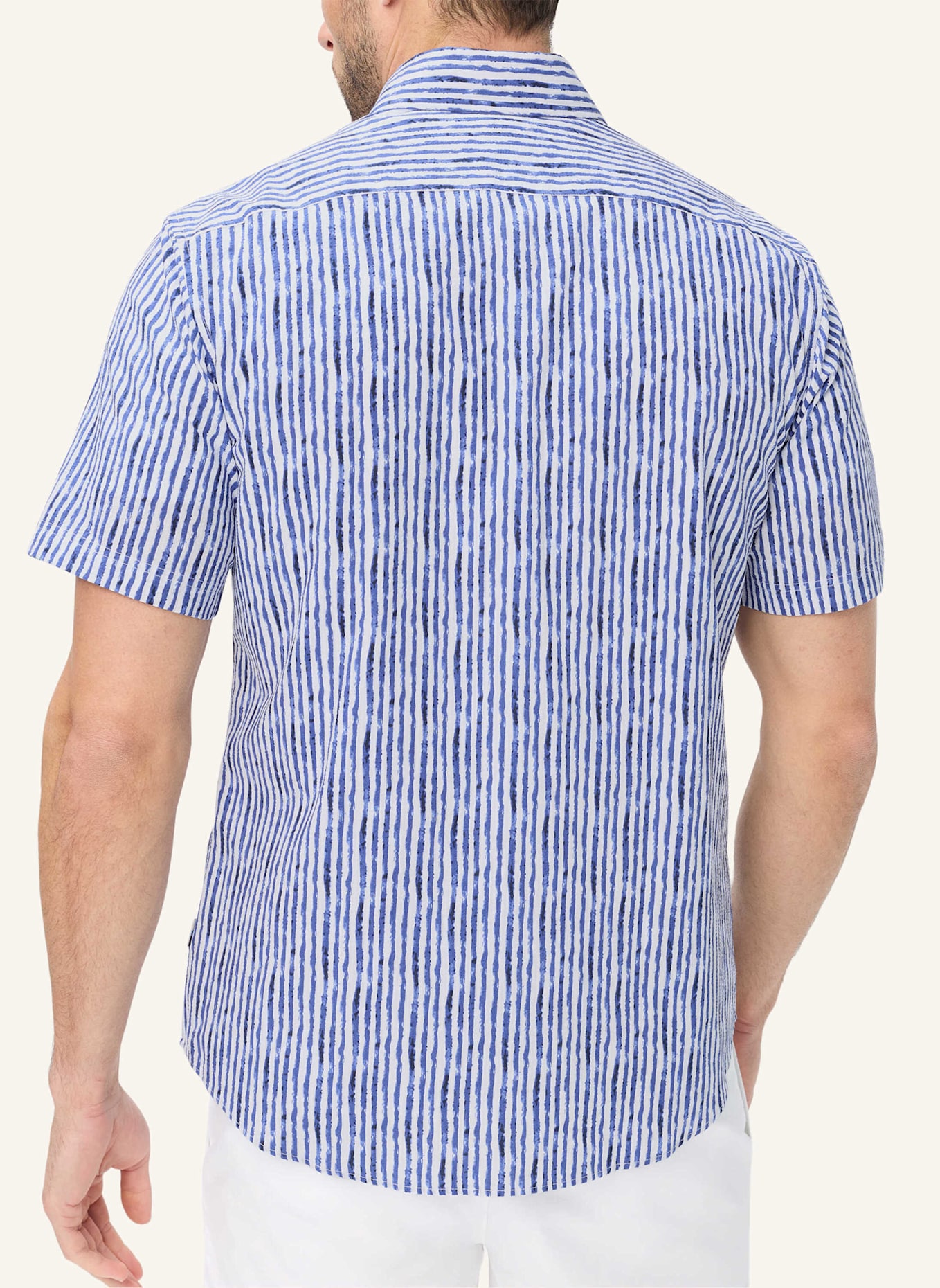 BRAX Hemd STYLE HARDY: DUNKELBLAU