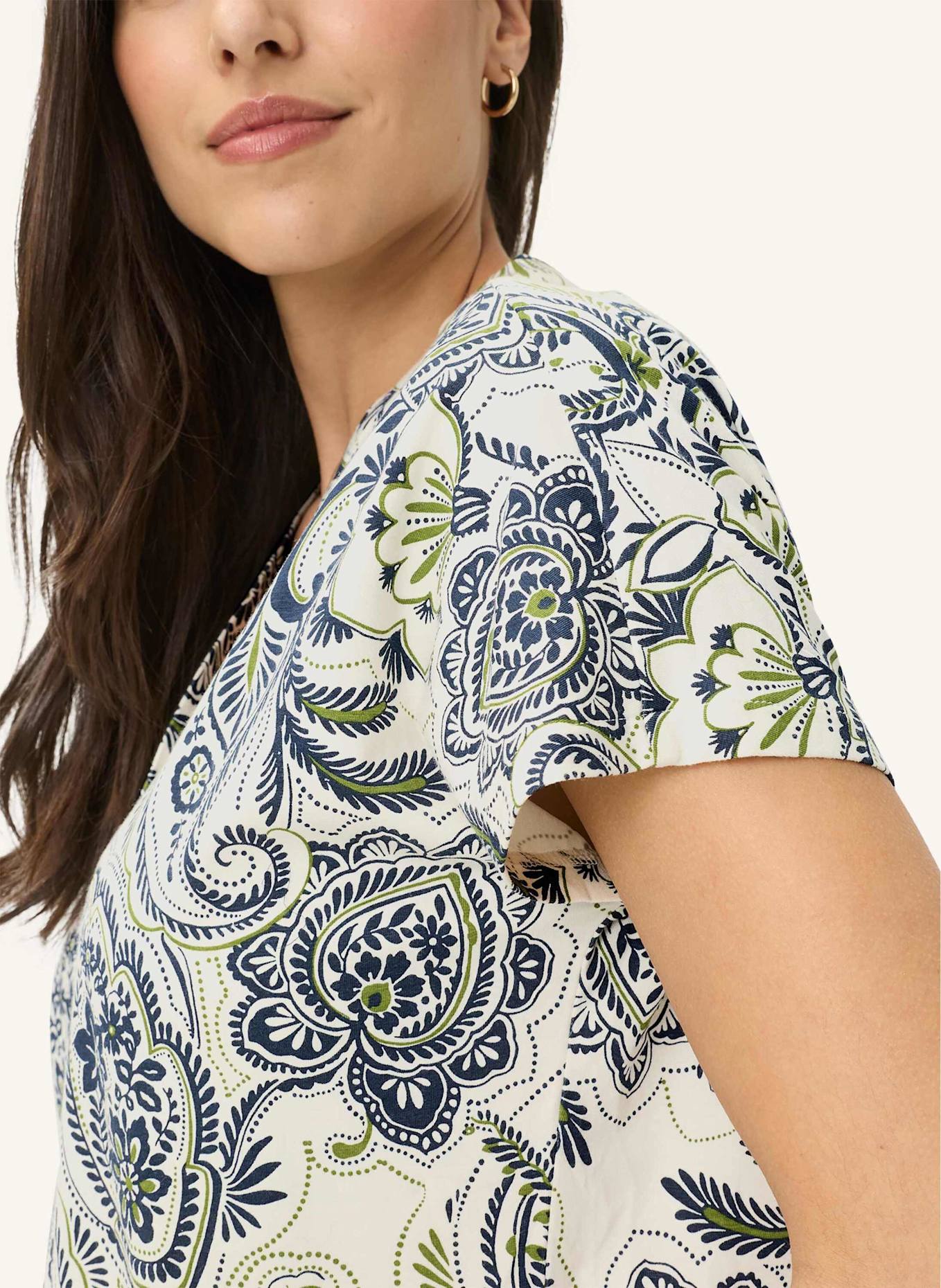 BRAX T-Shirt STYLE CAELEN S: BEIGE