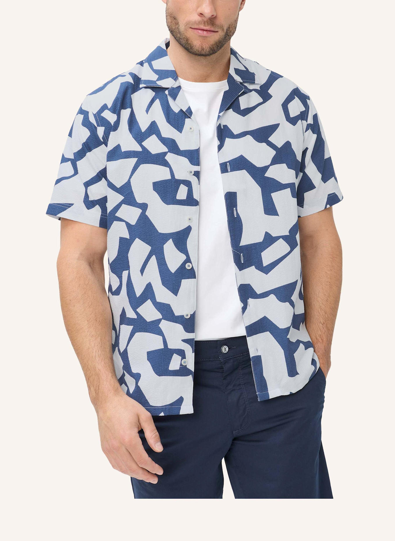 BRAX Hemd STYLE LEO: BLAU