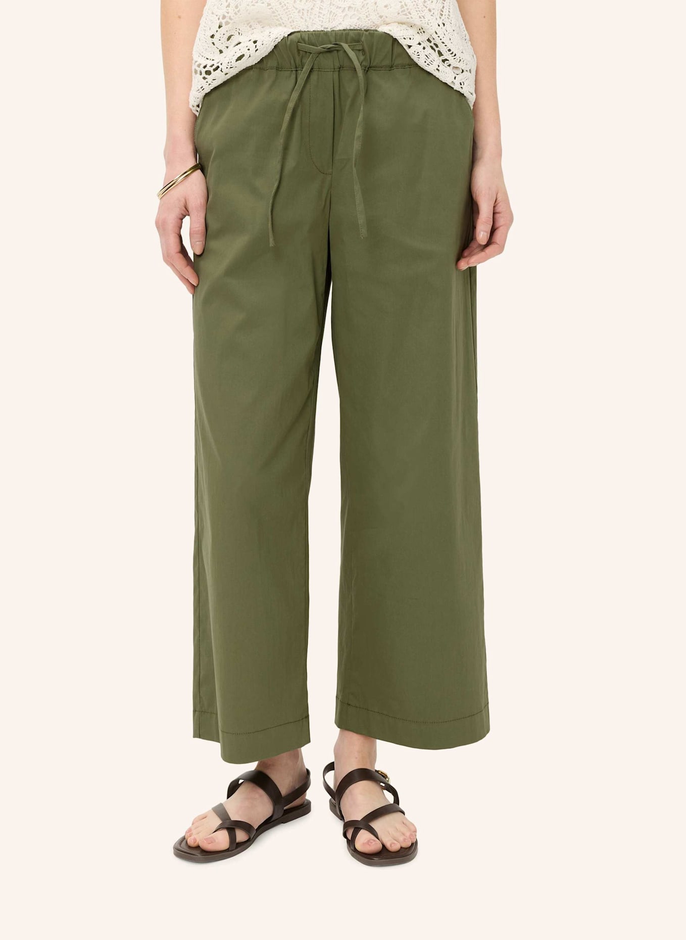BRAX Palazzohose STYLE MAINE S: OLIV