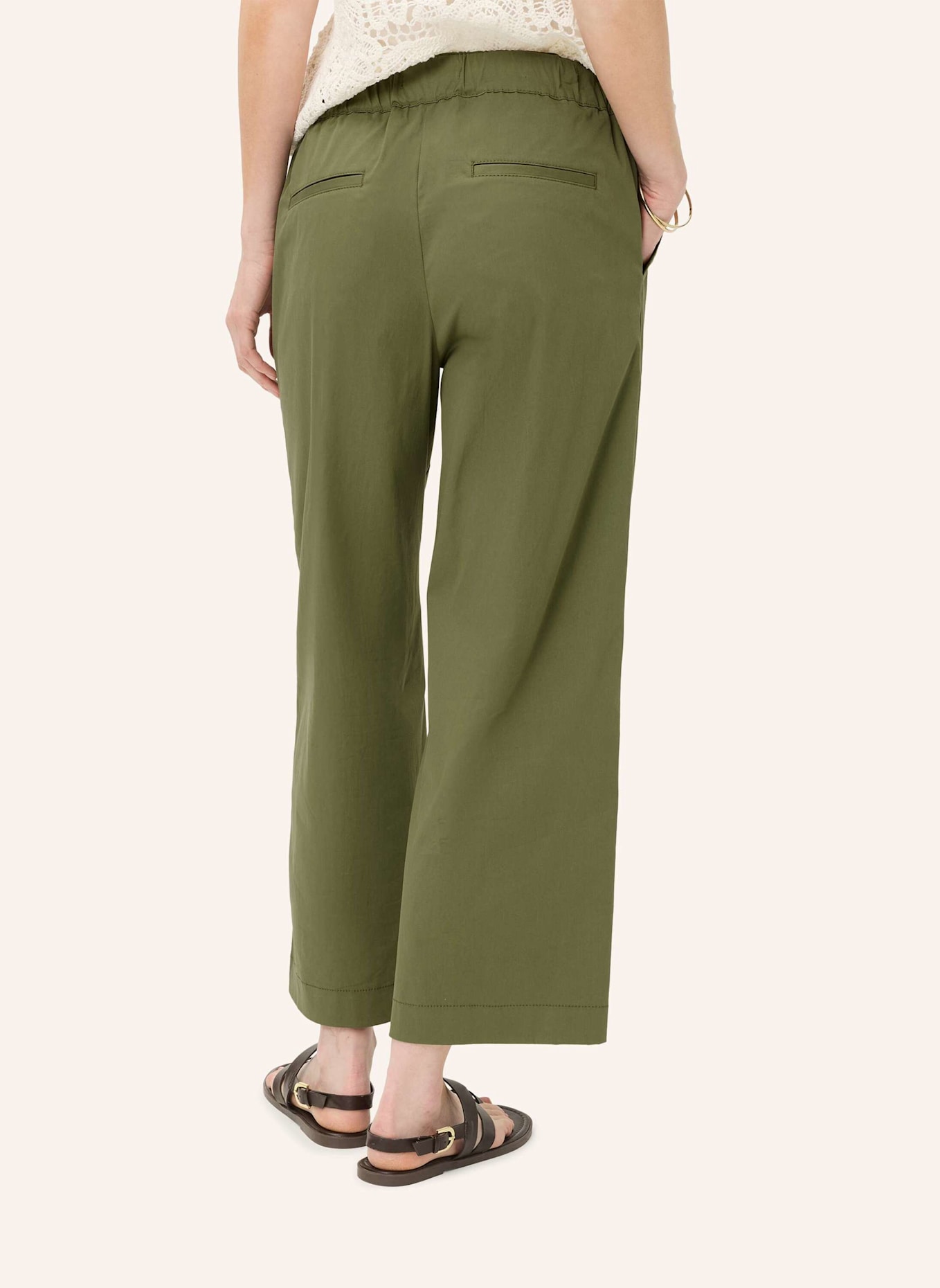 BRAX Palazzohose STYLE MAINE S: OLIV