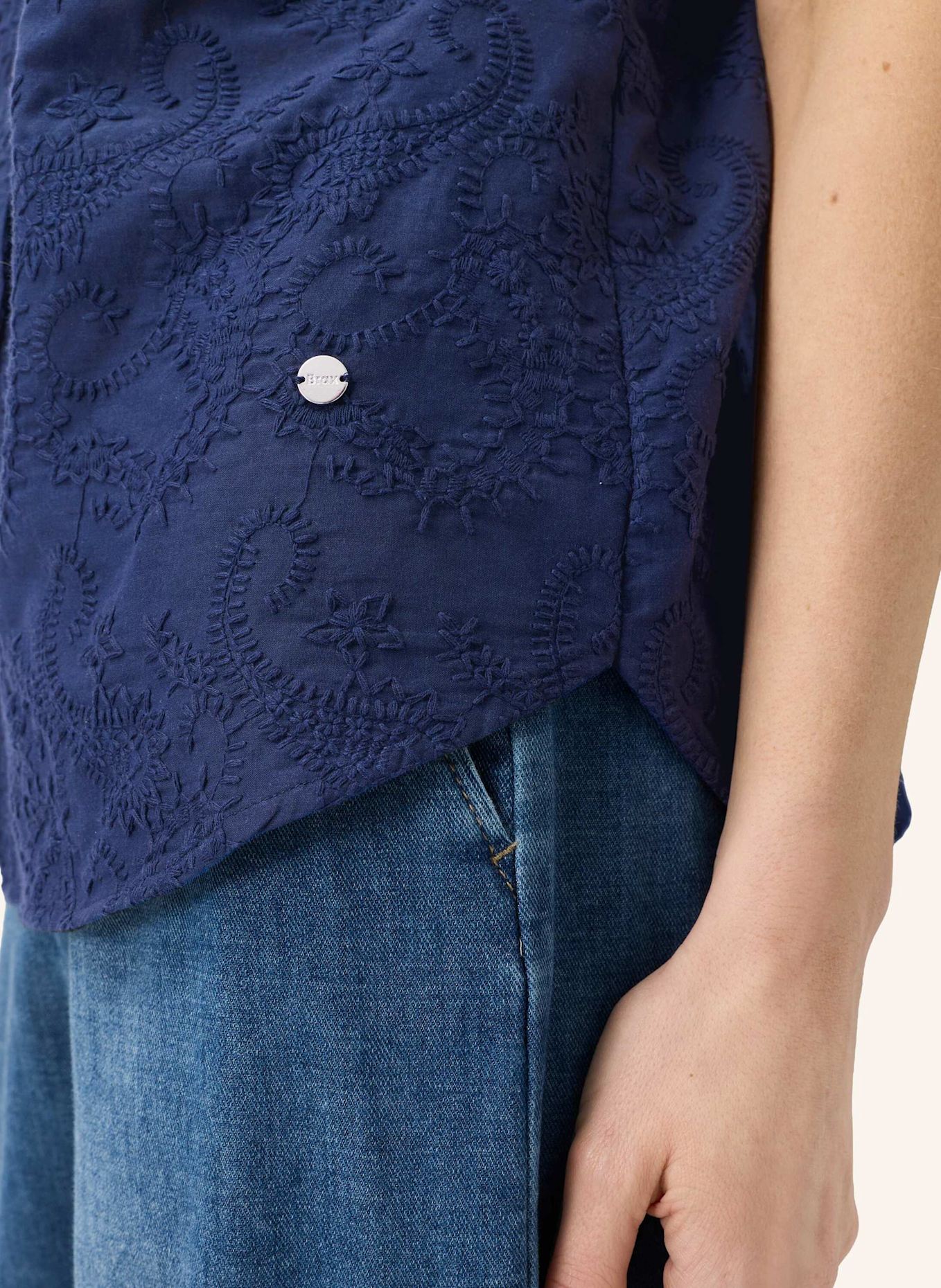 BRAX Bluse STYLE VIV: BLAU