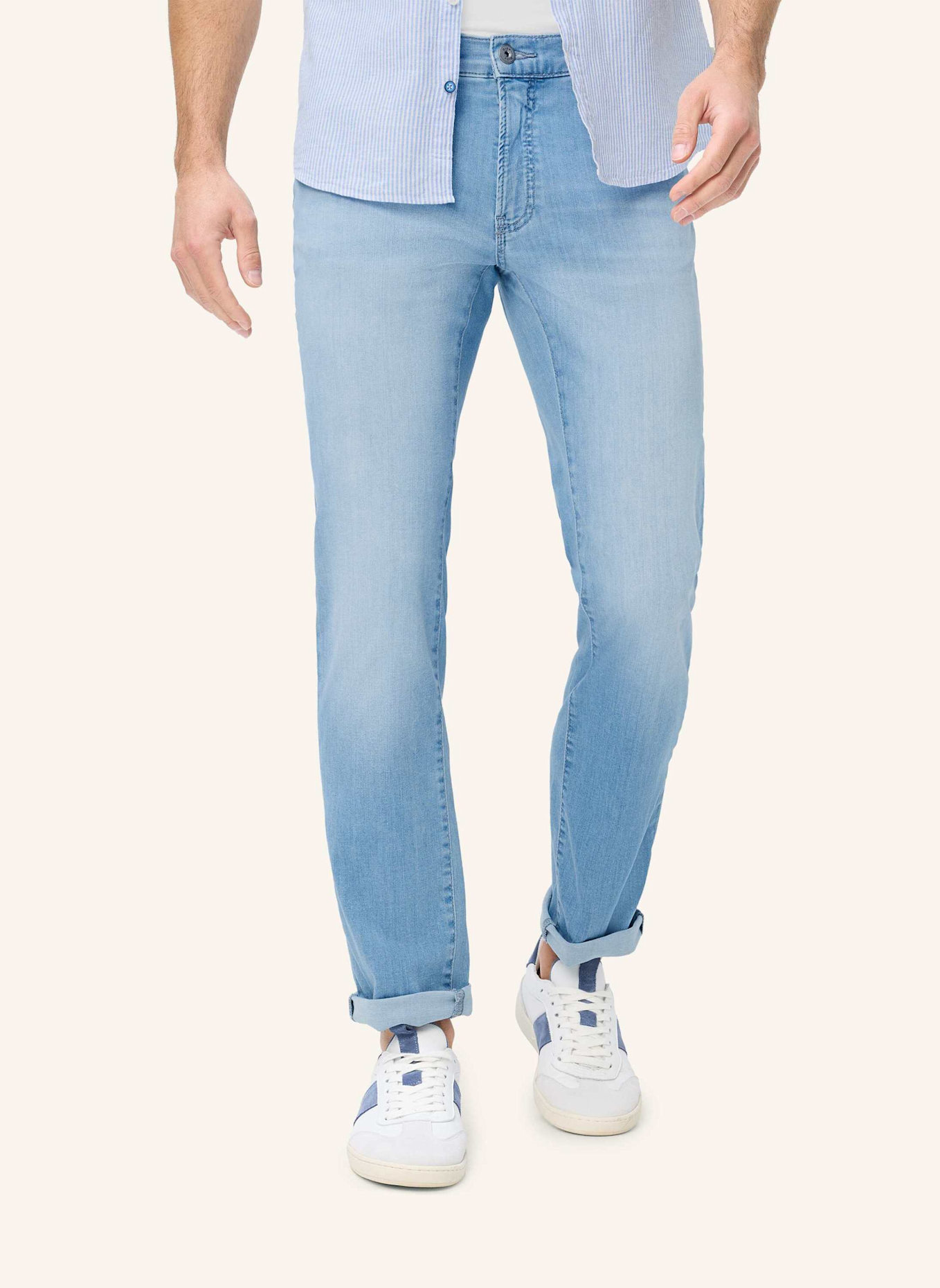 BRAX Jeans STYLE CHUCK: DENIM HELLBLAU