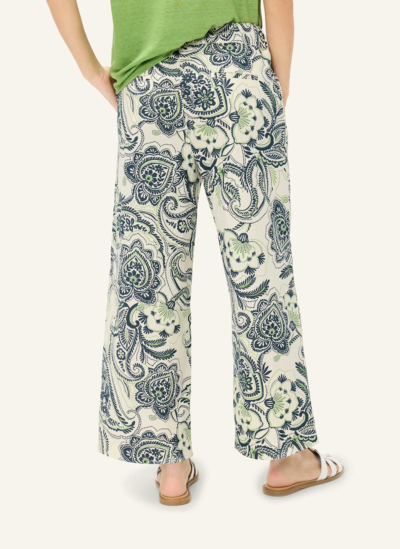 BRAX Palazzohose STYLE MAINE S: HELLGRÜN