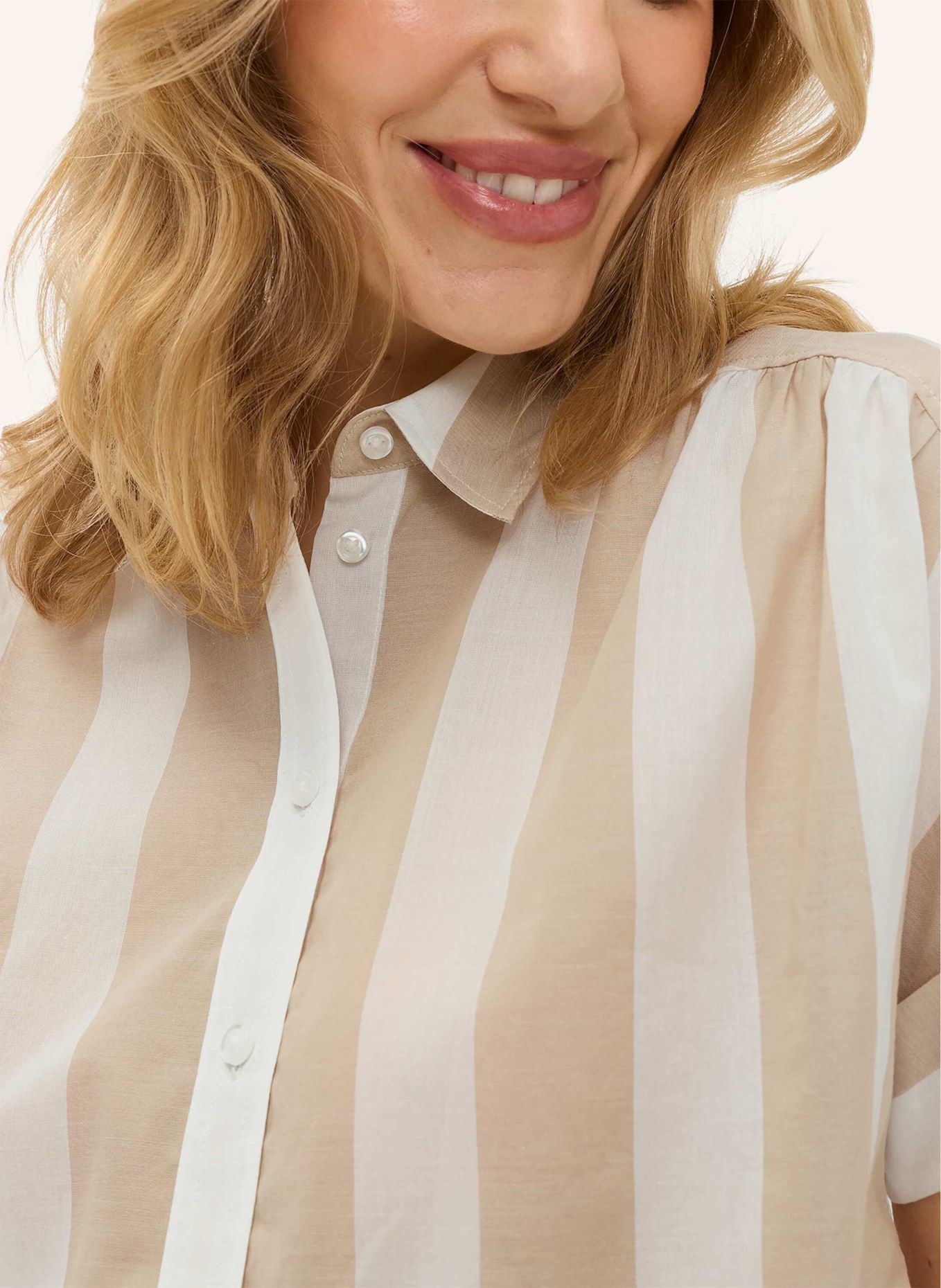 BRAX Bluse STYLE VIV: HELLBRAUN