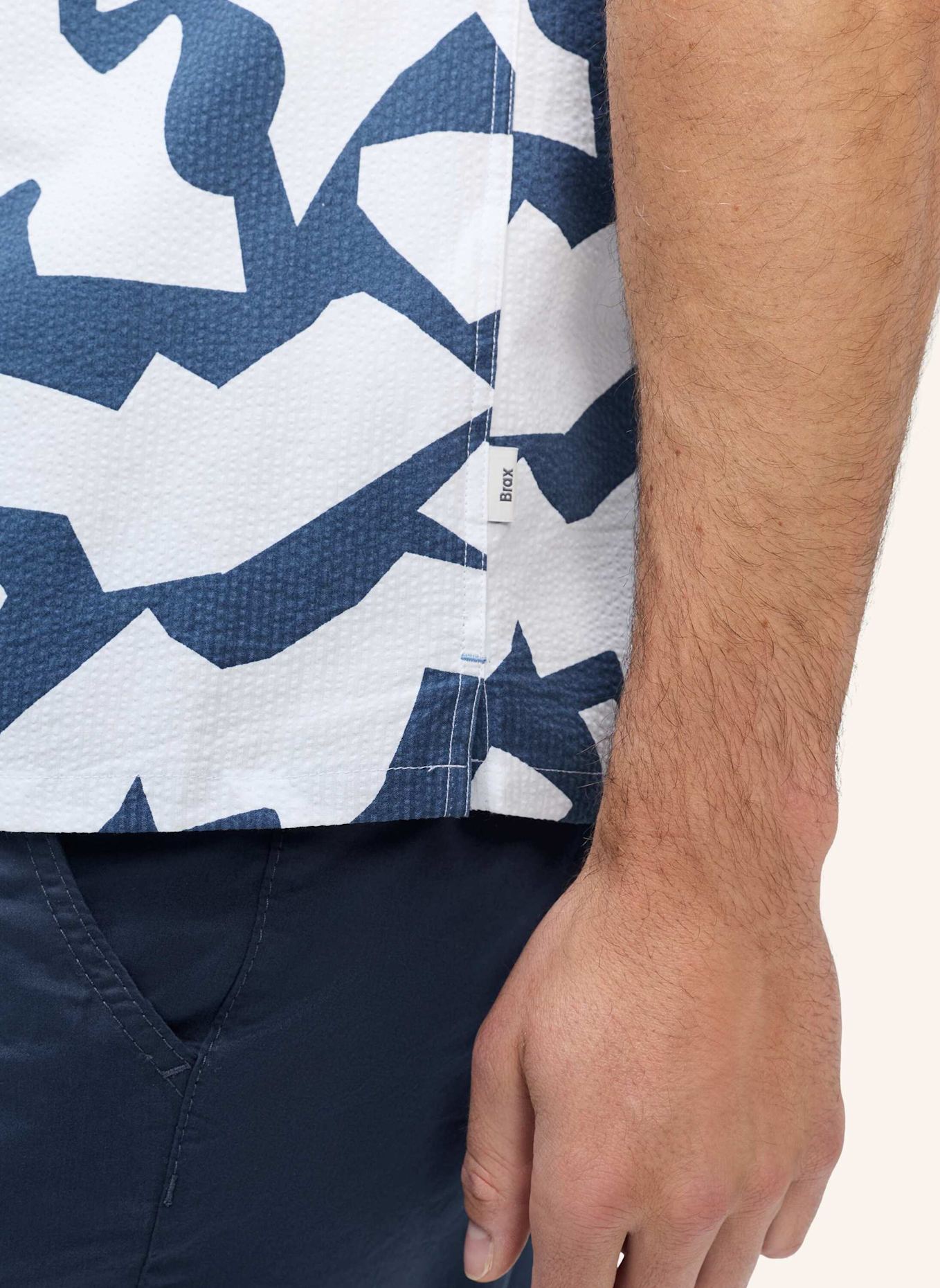 BRAX Hemd STYLE LEO: BLAU