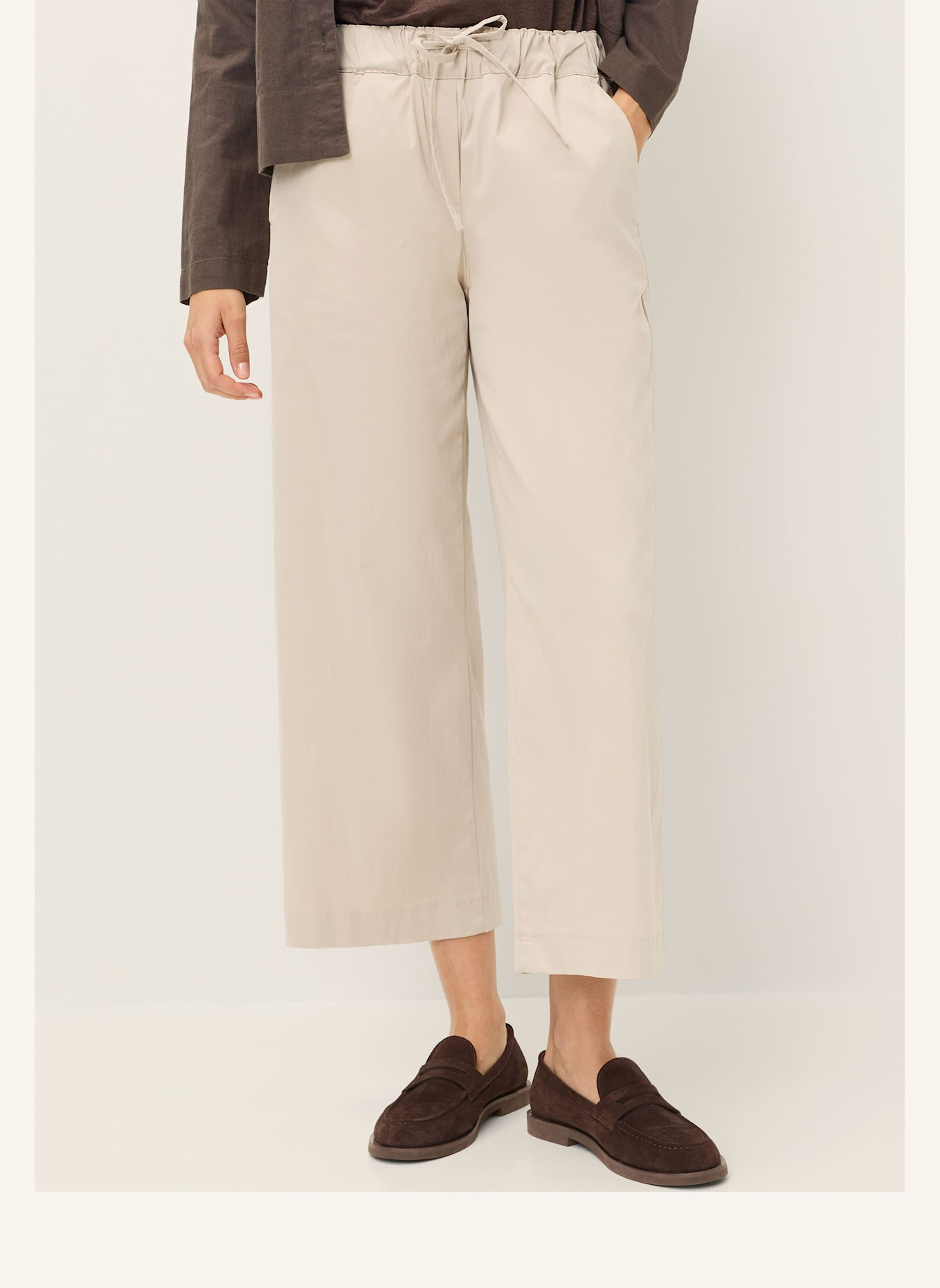 BRAX Palazzohose STYLE MAINE S: BEIGE