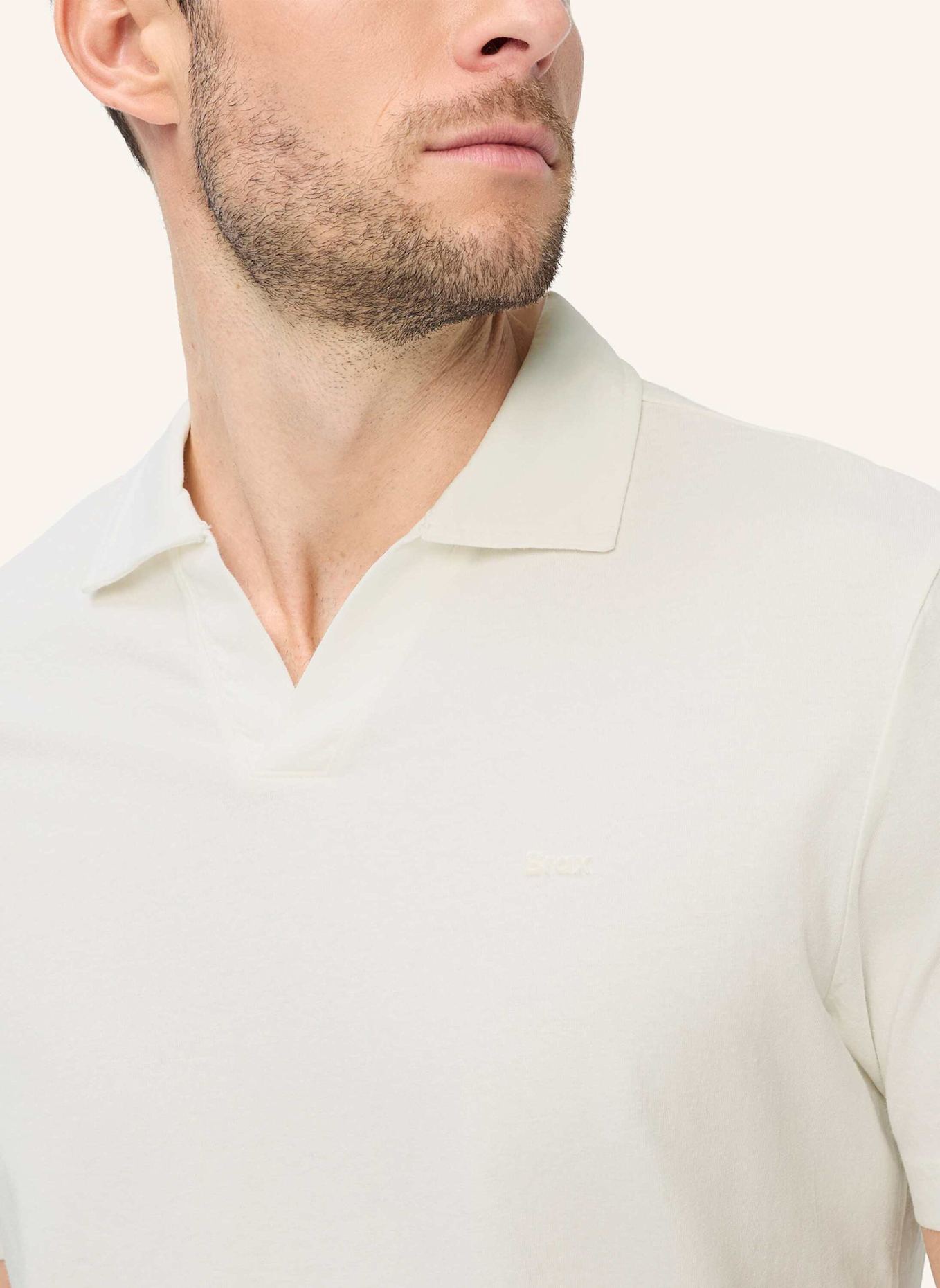 BRAX Poloshirt STYLE PAZ: WEISS