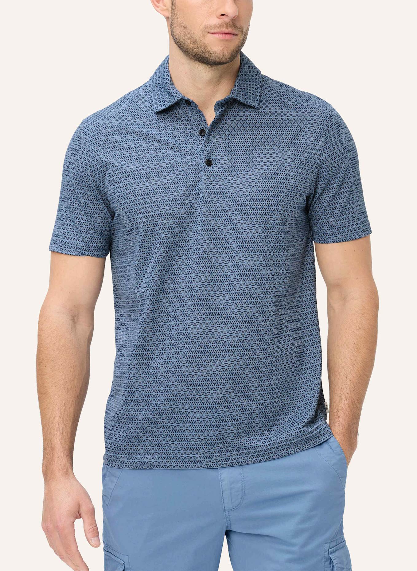 BRAX Poloshirt STYLE PEPE: DUNKELBLAU