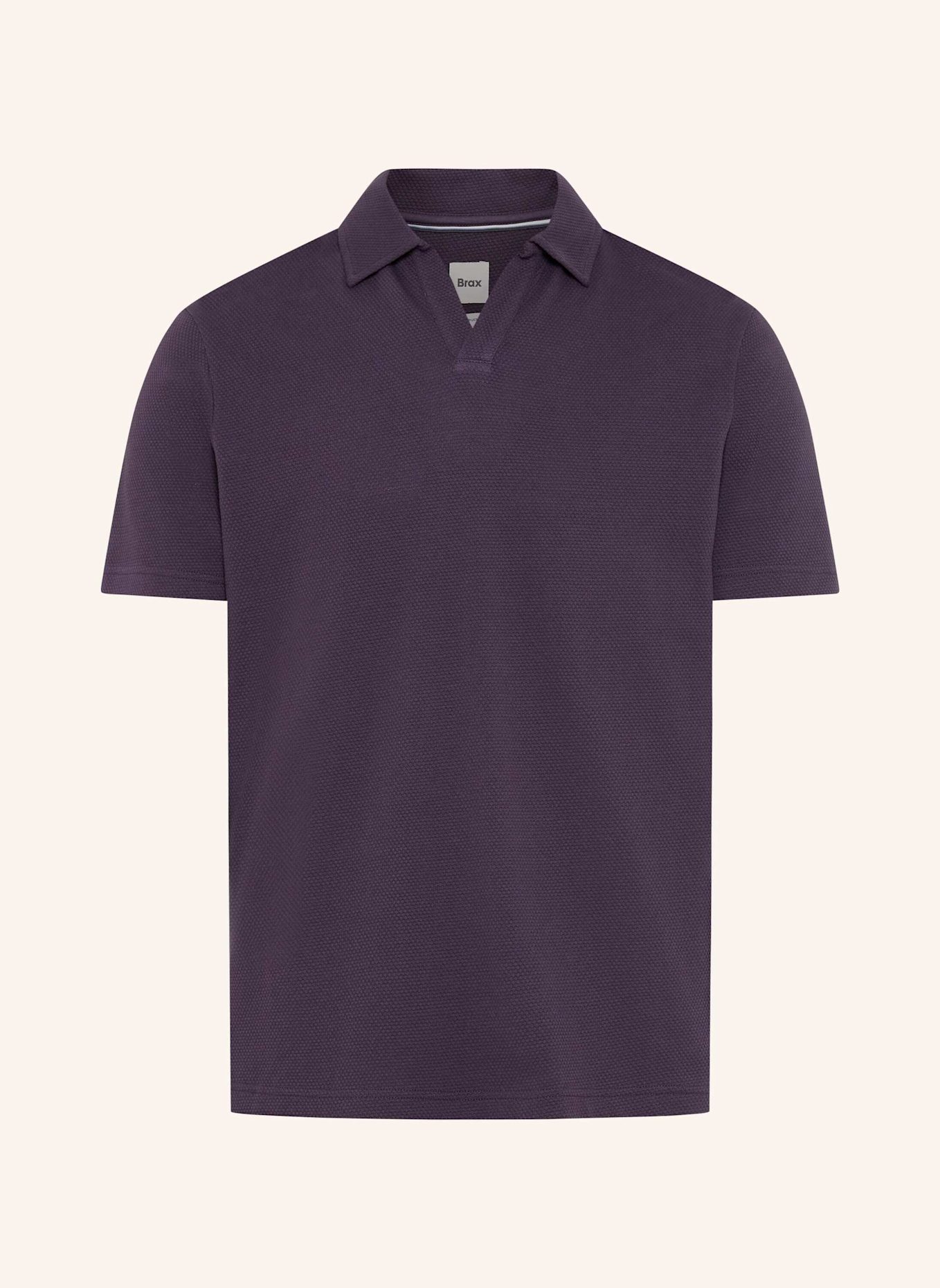 BRAX Poloshirt STYLE PRINCETON: LILA