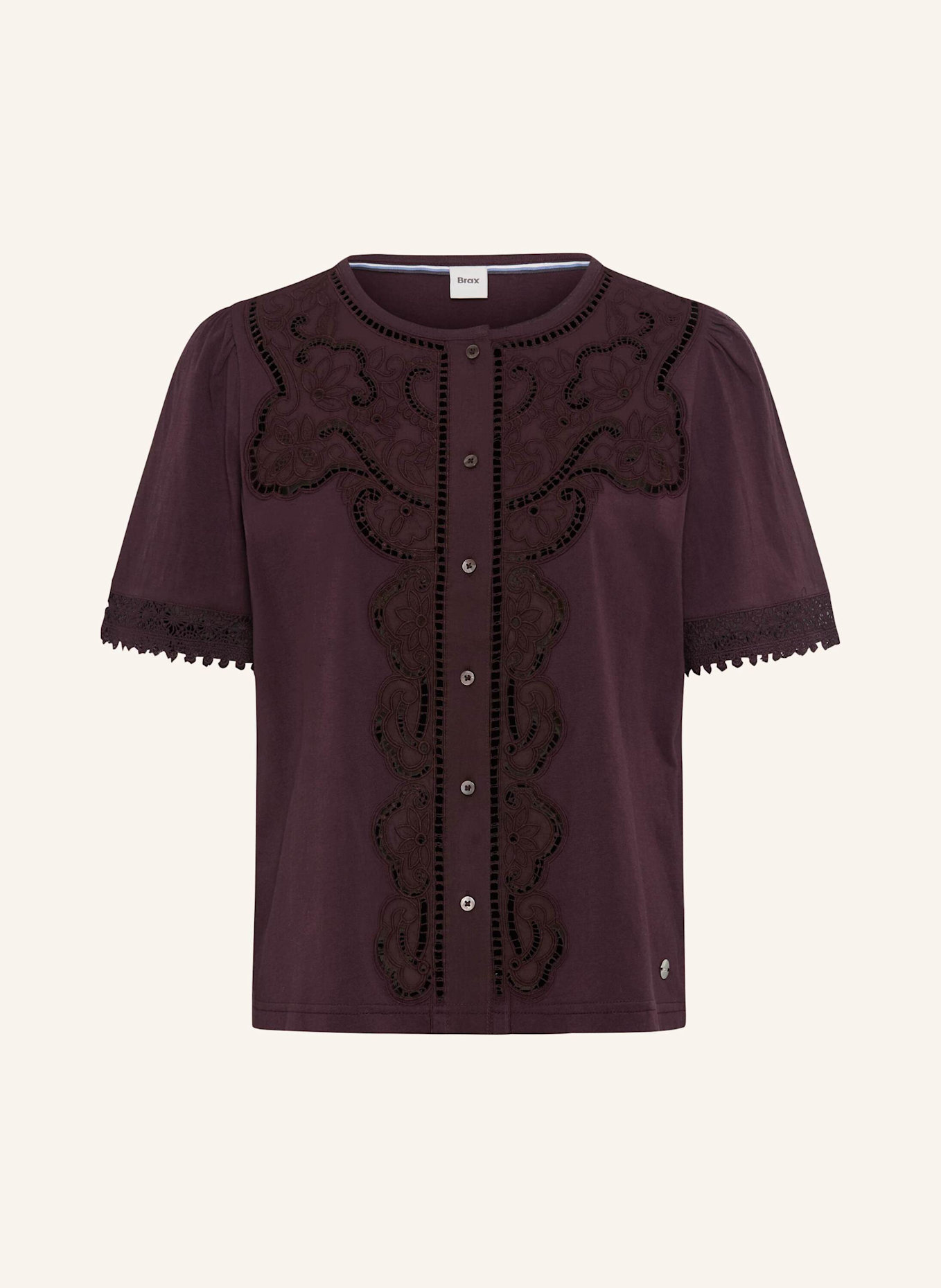 BRAX Bluse STYLE CELINA S: DUNKELLILA