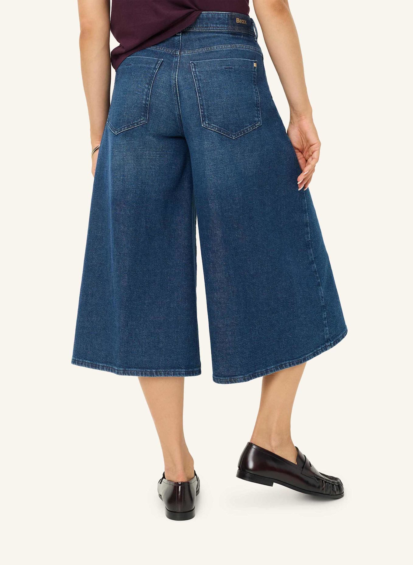 BRAX Jeans Culotte MELLI: DUNKELBLAU