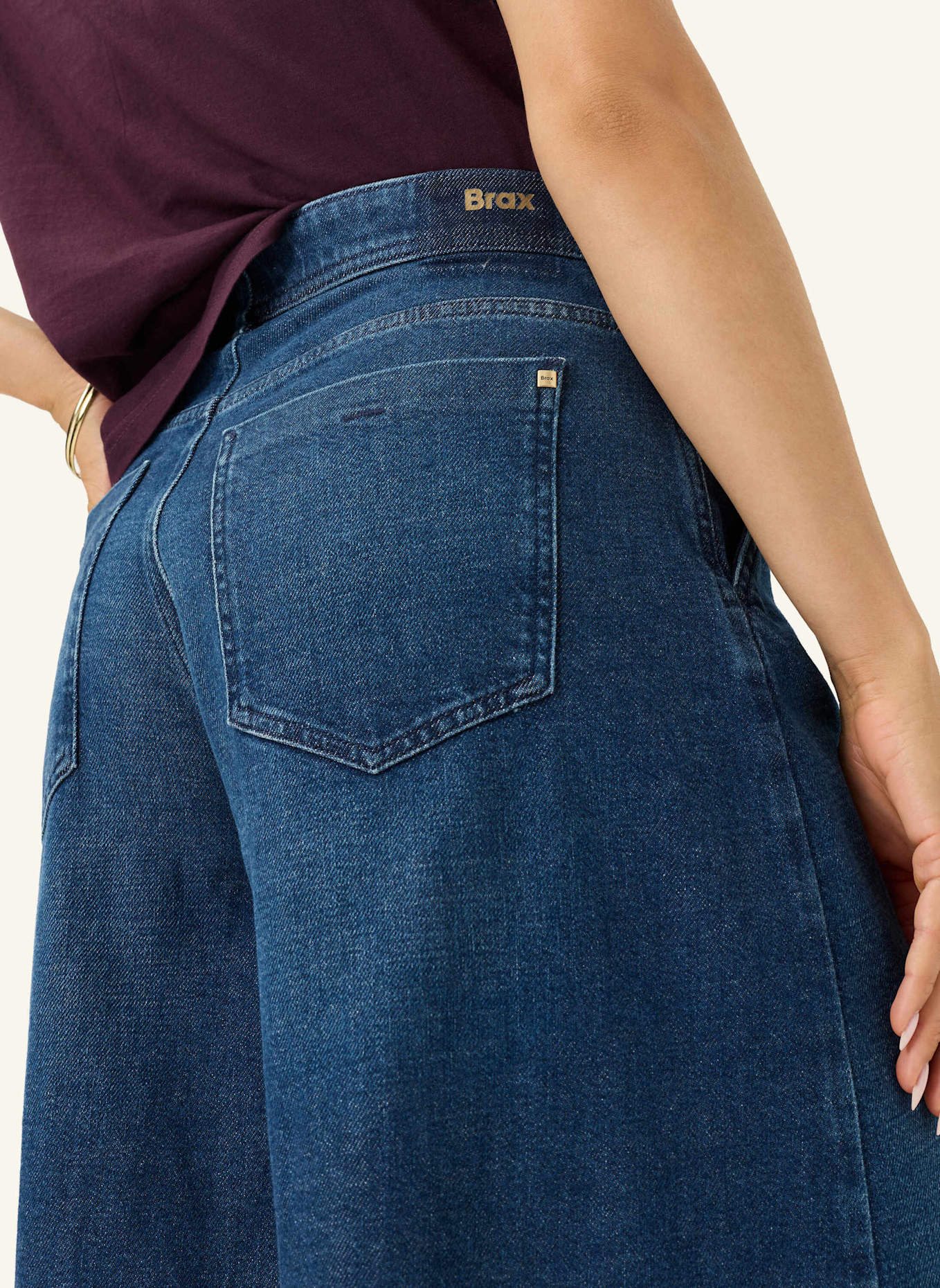 BRAX Jeans Culotte MELLI: DUNKELBLAU