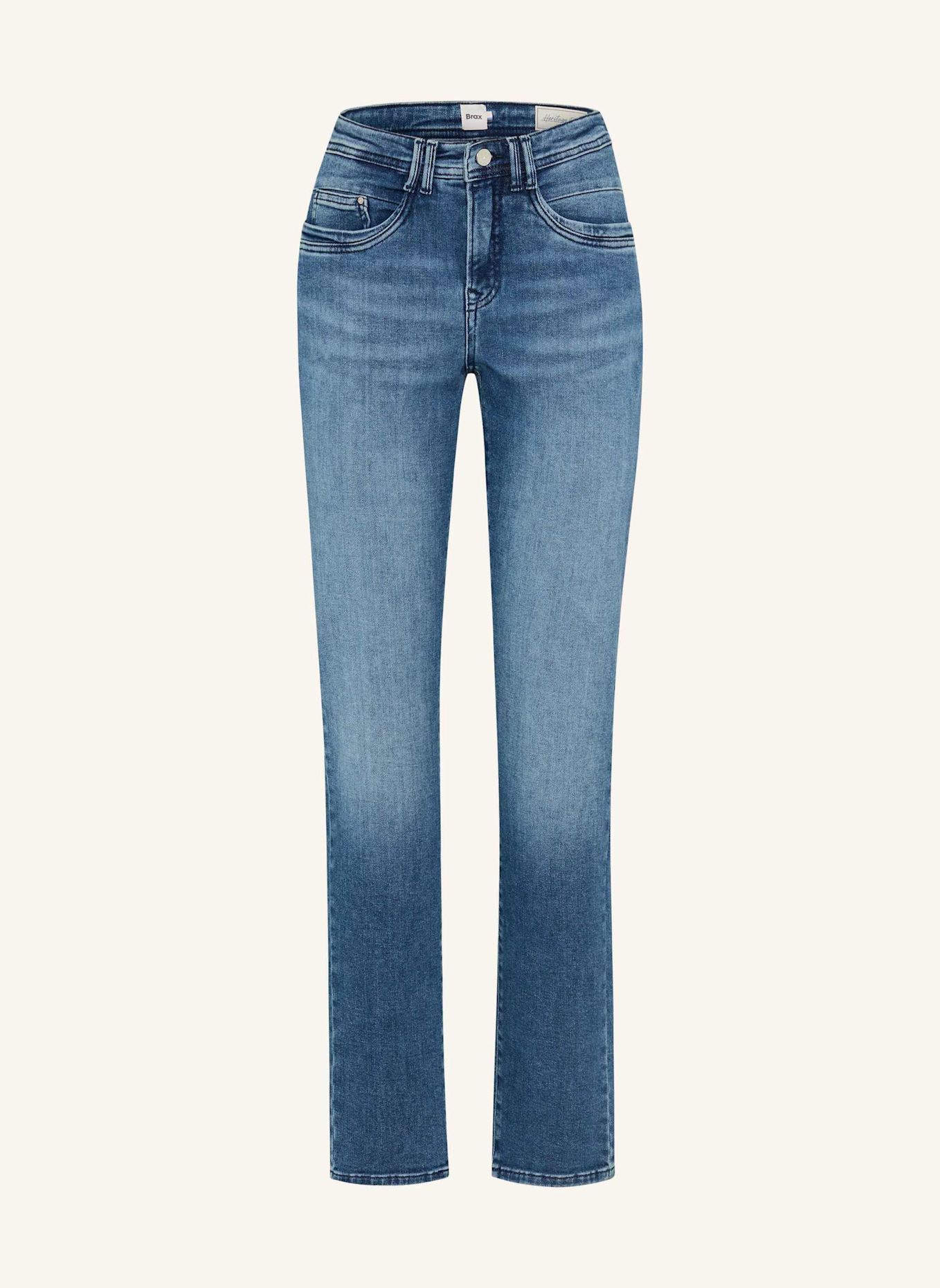 BRAX Five-Pocket-Jeans STYLE CAROLA: HELLBLAU
