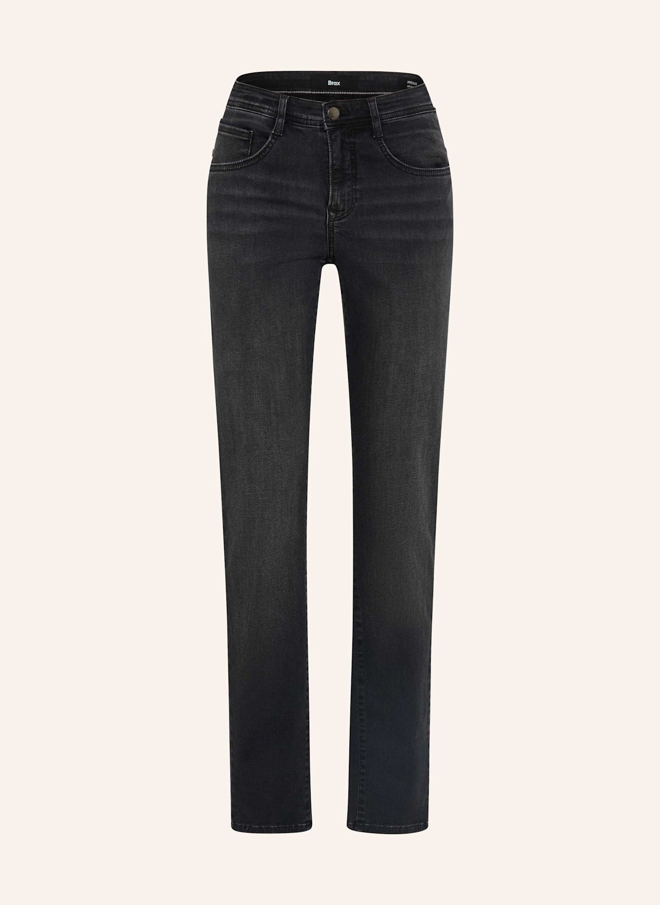 BRAX Five-Pocket-Jeans STYLE CAROLA: SCHWARZ