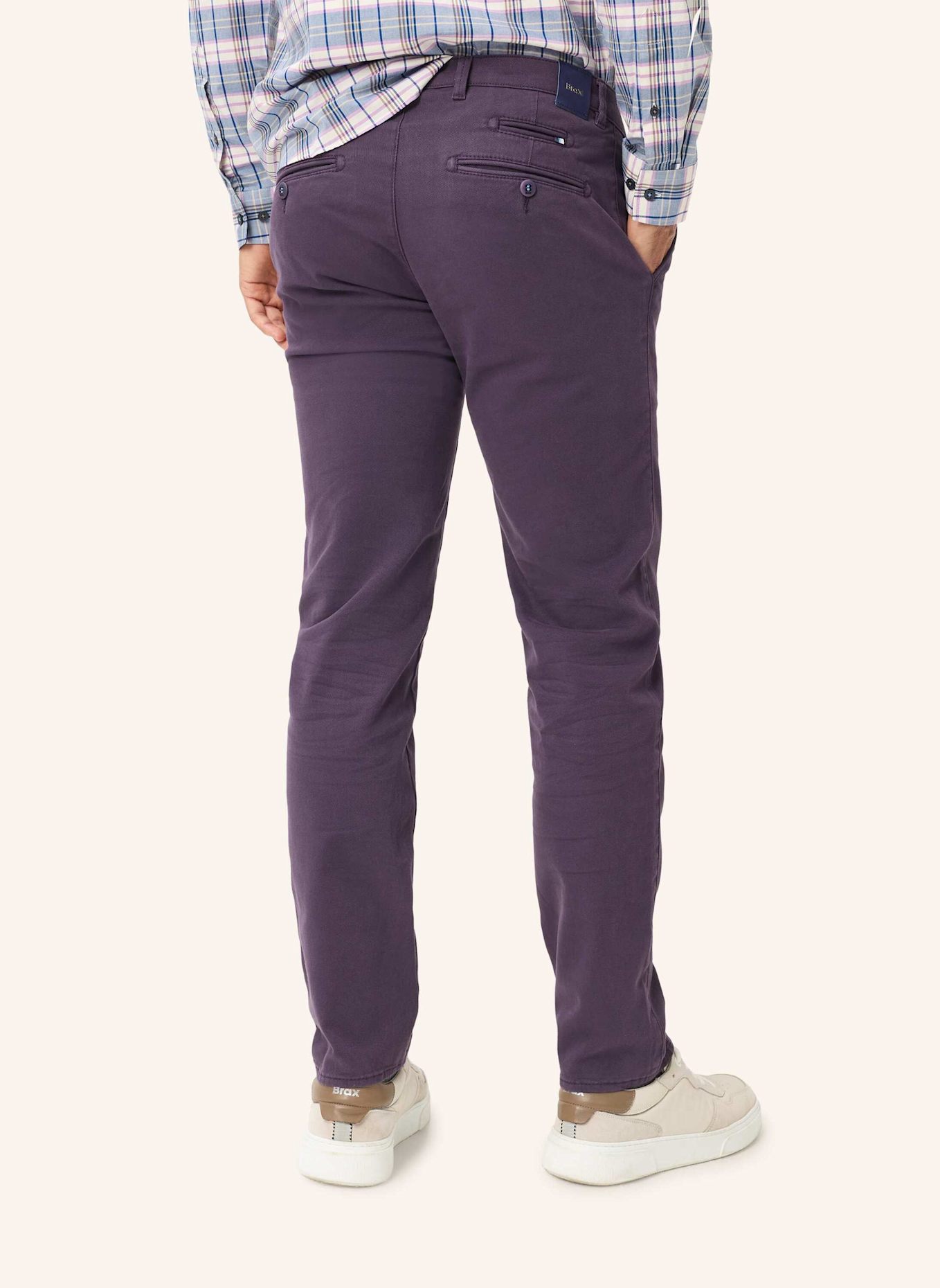 BRAX Chino FABIO IN Modern Fit: DUNKELLILA