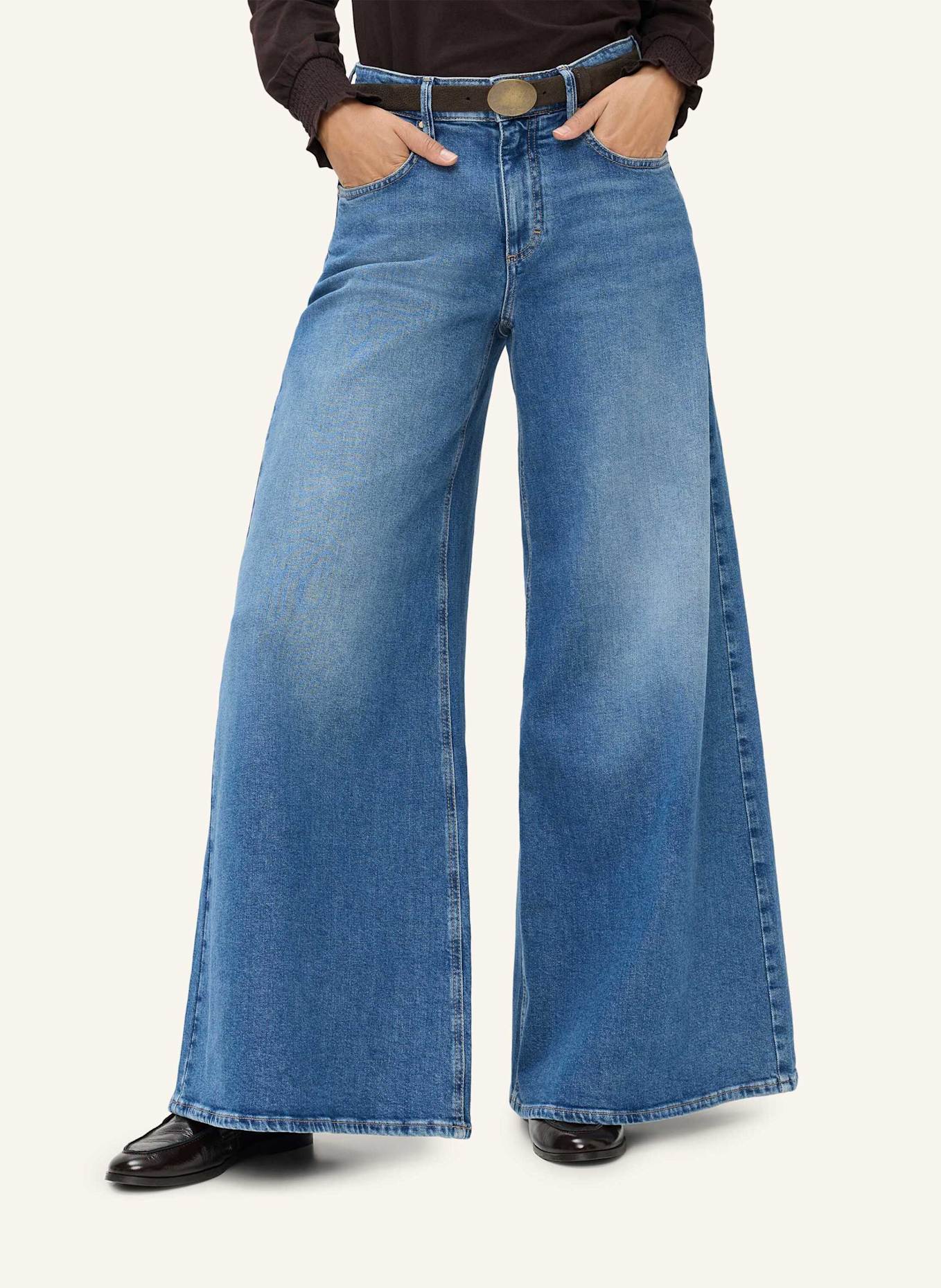 BRAX Palazzohose|Five-Pocket-Hose STYLE MARCH: DUNKELBLAU