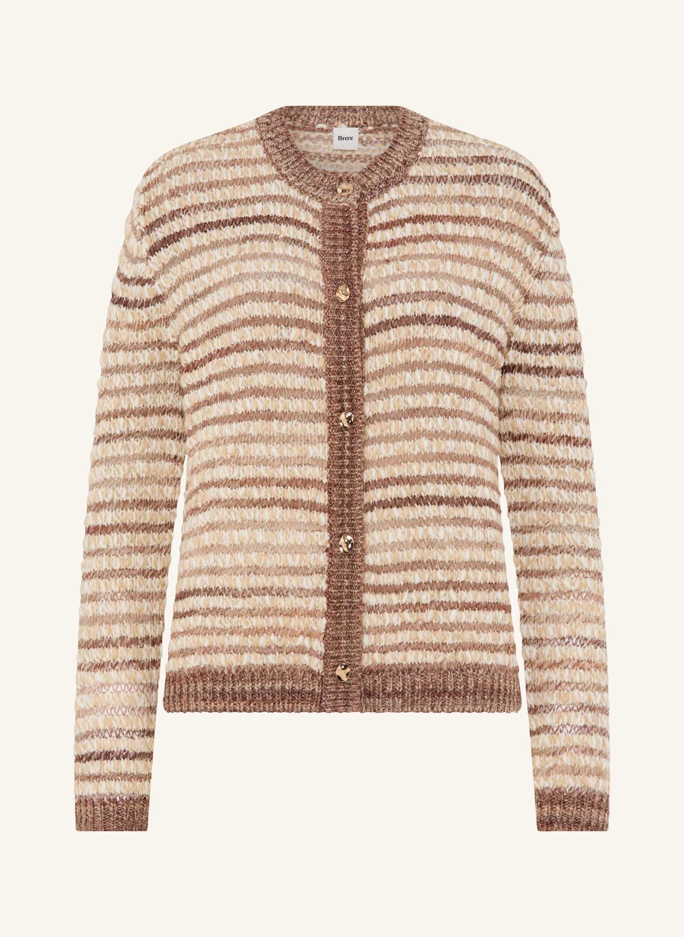 BRAX Strickjacke STYLE ANN: HELLBRAUN