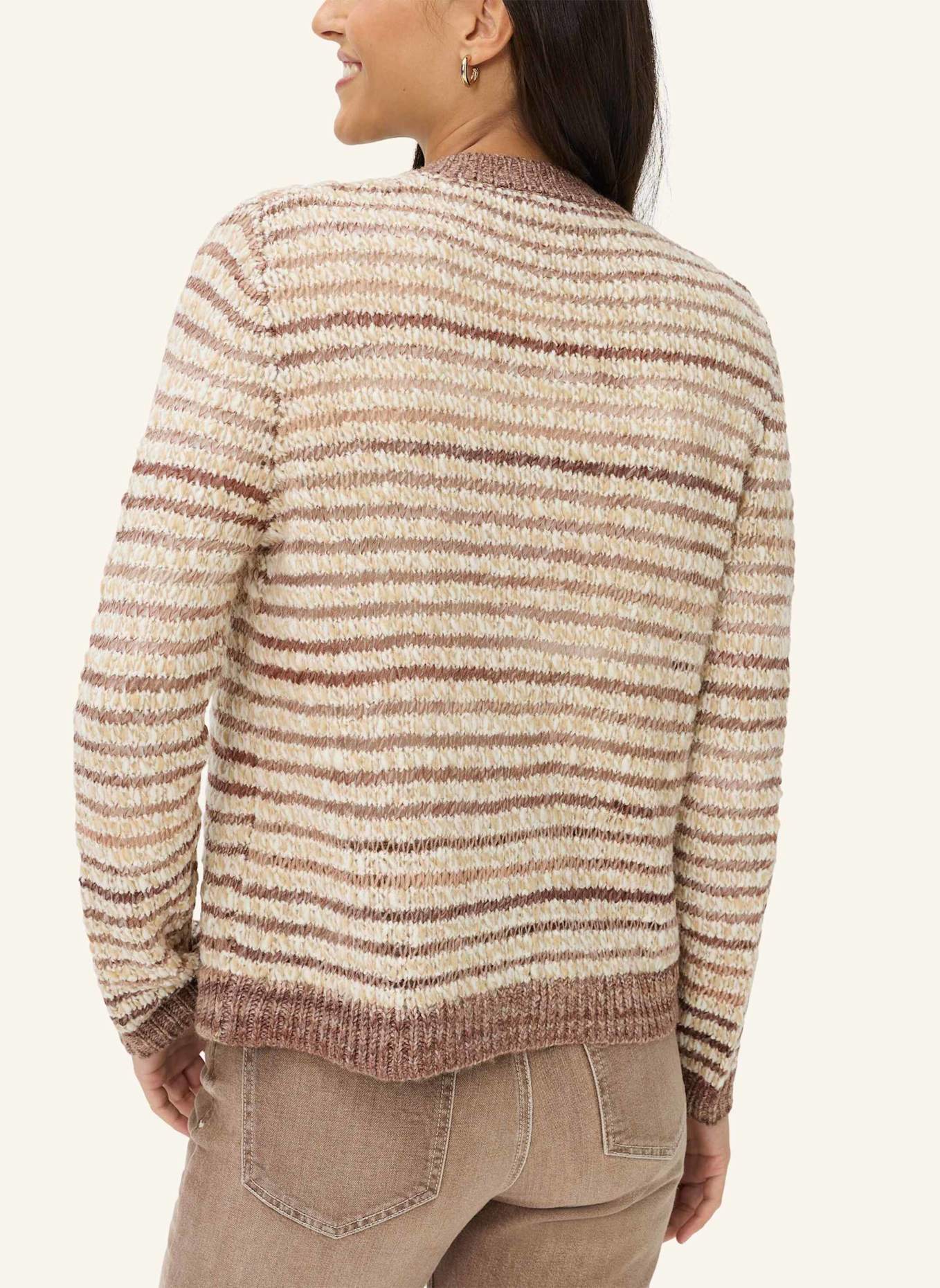 BRAX Strickjacke STYLE ANN: HELLBRAUN