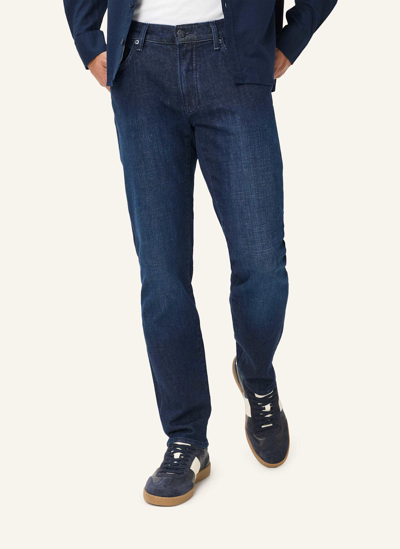 BRAX Five-Pocket-Jeans STYLE CHUCK: DUNKELBLAU