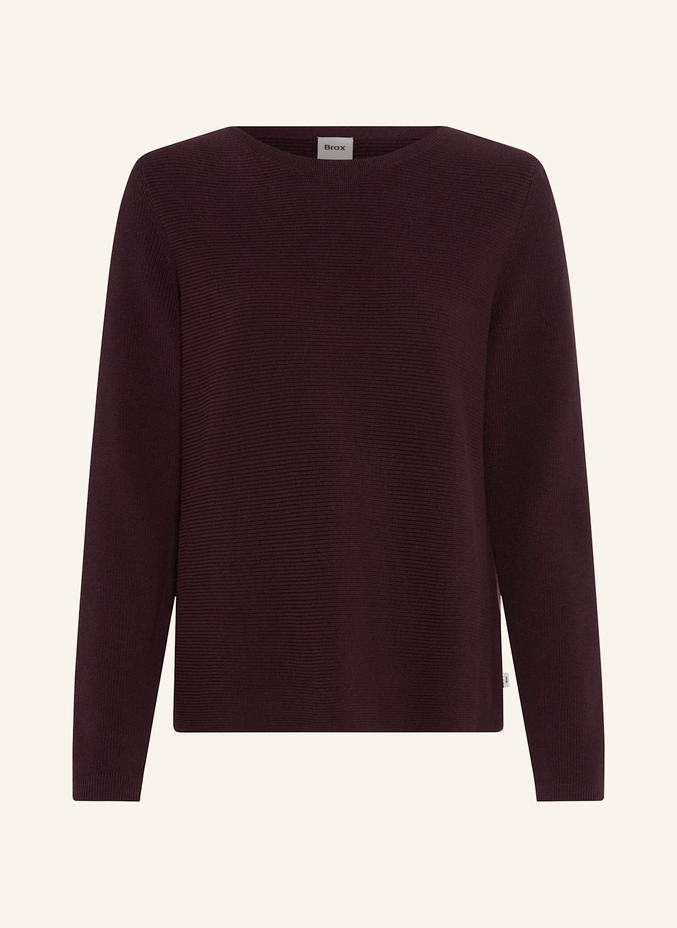 BRAX Strickpullover STYLE LESLEY: DUNKELLILA