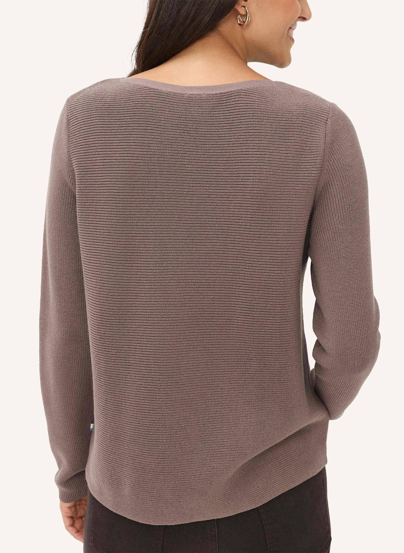 BRAX Strickpullover STYLE LESLEY: HELLBRAUN