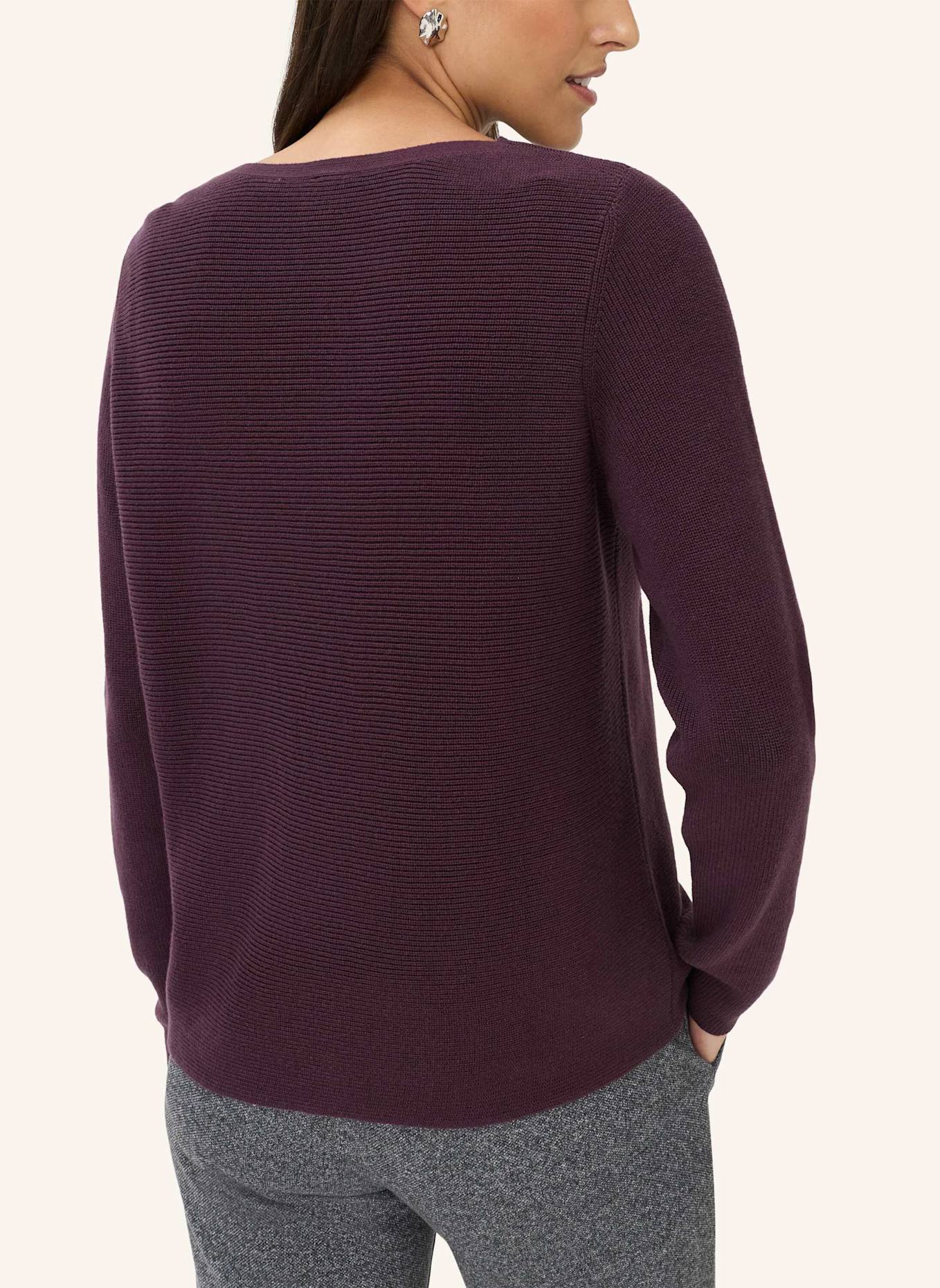 BRAX Strickpullover STYLE LESLEY: DUNKELLILA