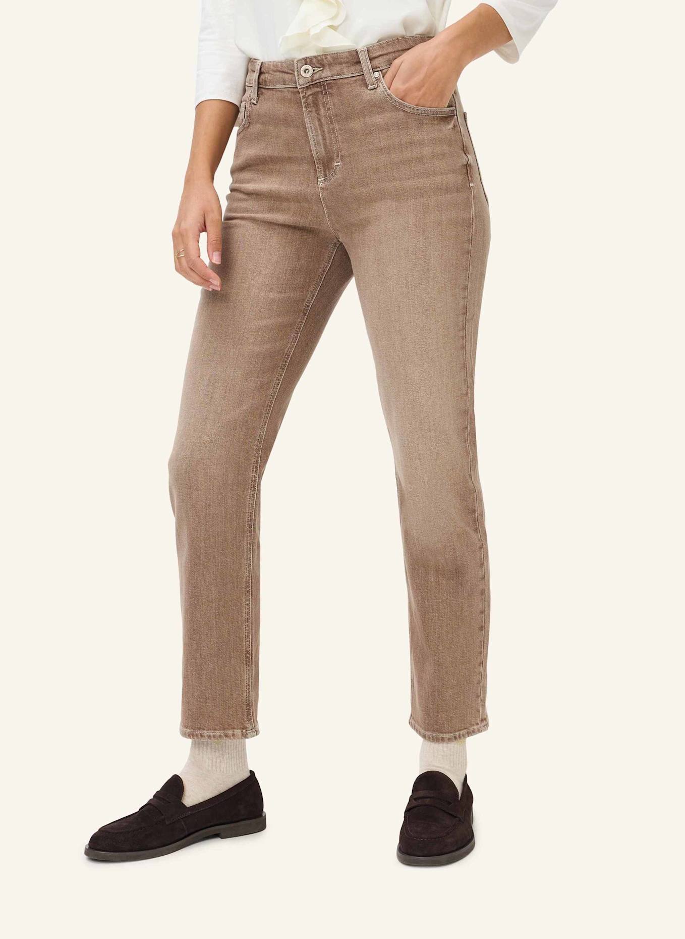 BRAX Five-Pocket-Jeans STYLE MADISON S: BRAUN