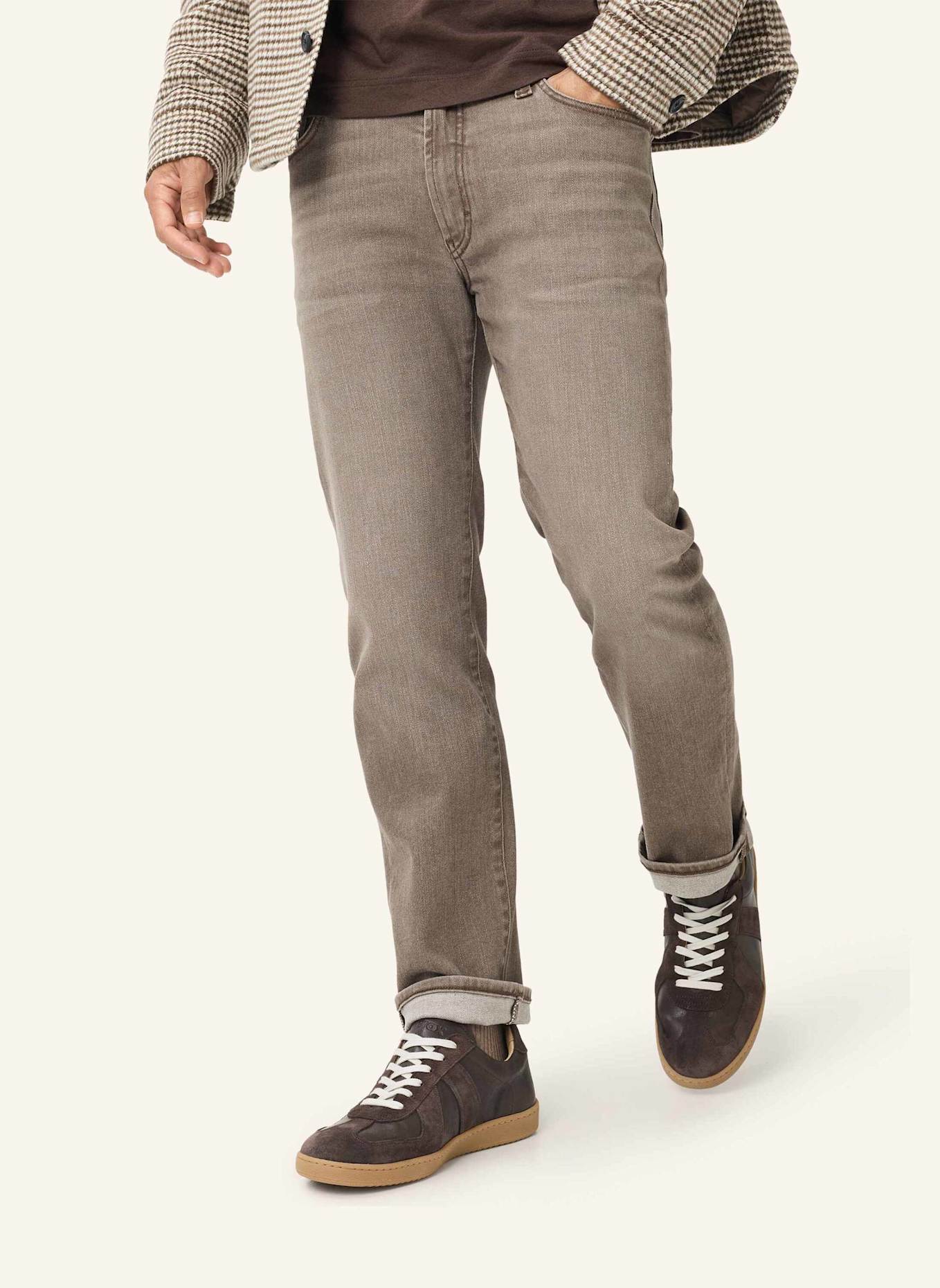 BRAX Five-Pocket-Jeans STYLE CLINT: BRAUN