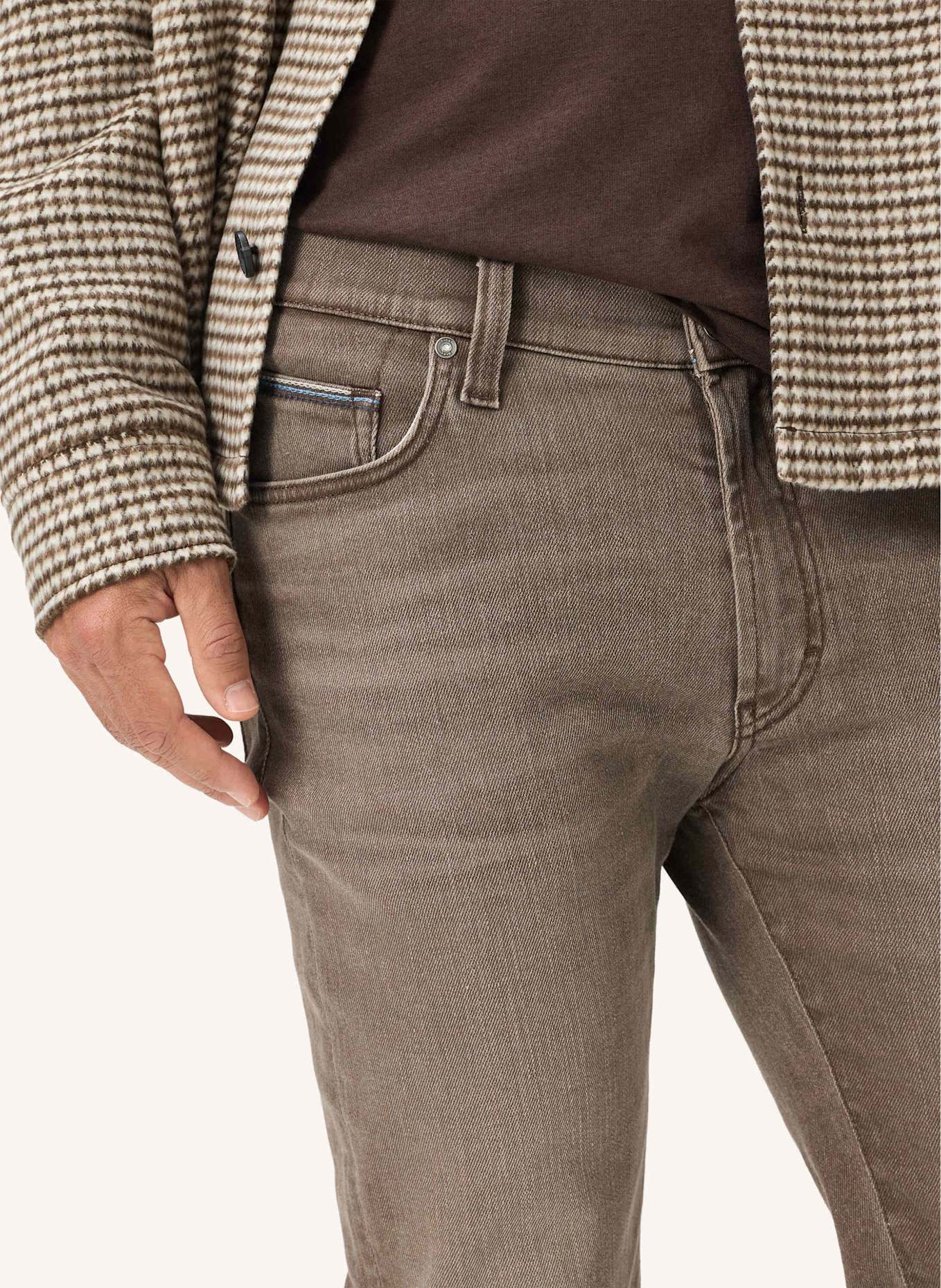 BRAX Five-Pocket-Jeans STYLE CLINT: BRAUN