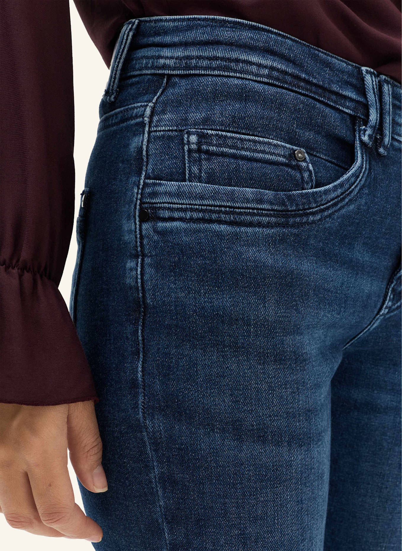BRAX Five-Pocket-Jeans STYLE CAROLA: BLAU