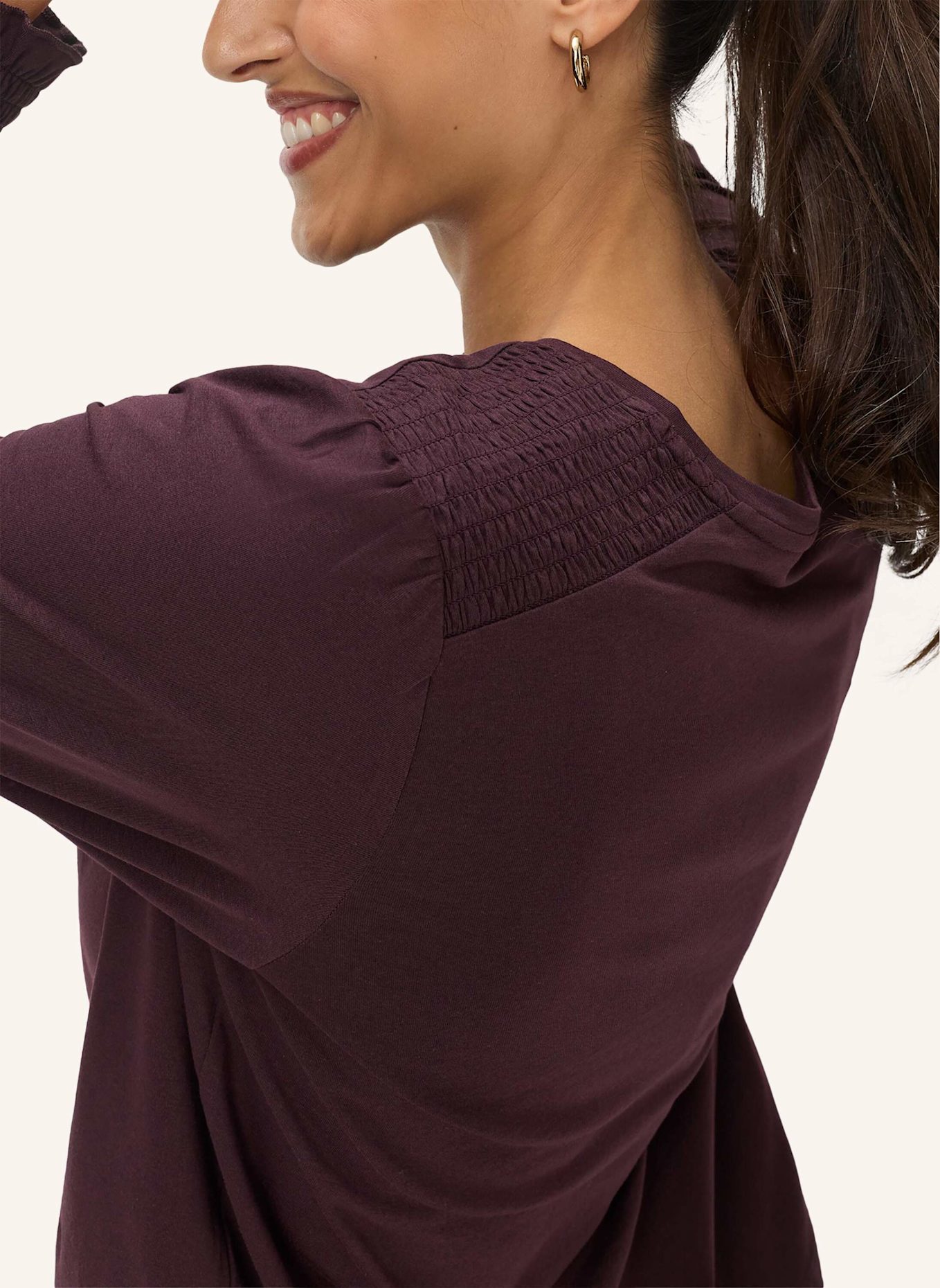 BRAX Shirt STYLE CAITLIN L: DUNKELLILA