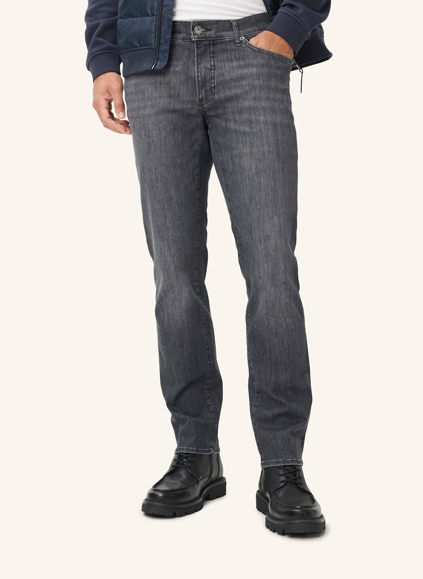 BRAX Five-Pocket-Jeans STYLE CHUCK: DUNKELGRAU