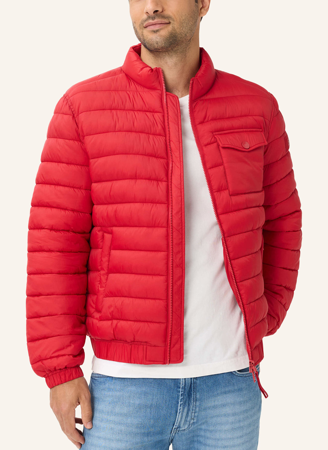 BRAX Steppjacke STYLE BRAD: ROT