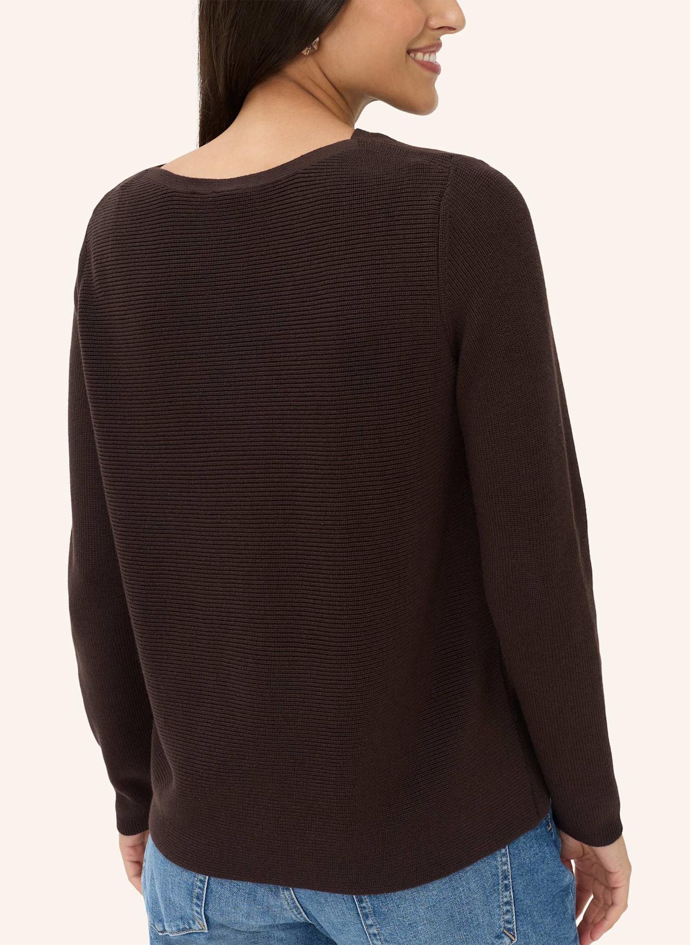 BRAX Strickpullover STYLE LESLEY: BRAUN