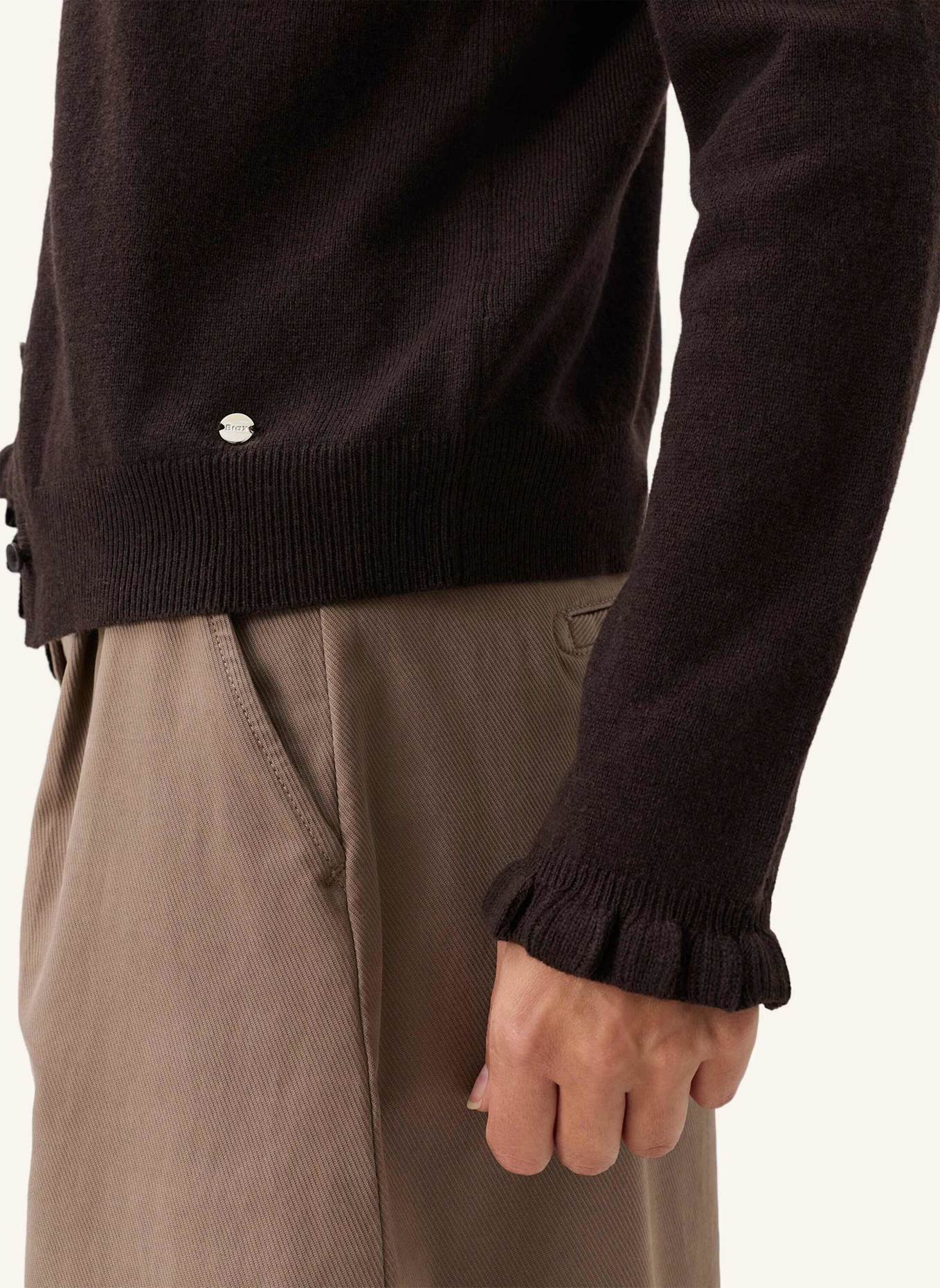 BRAX Strickjacke STYLE ANN: BRAUN