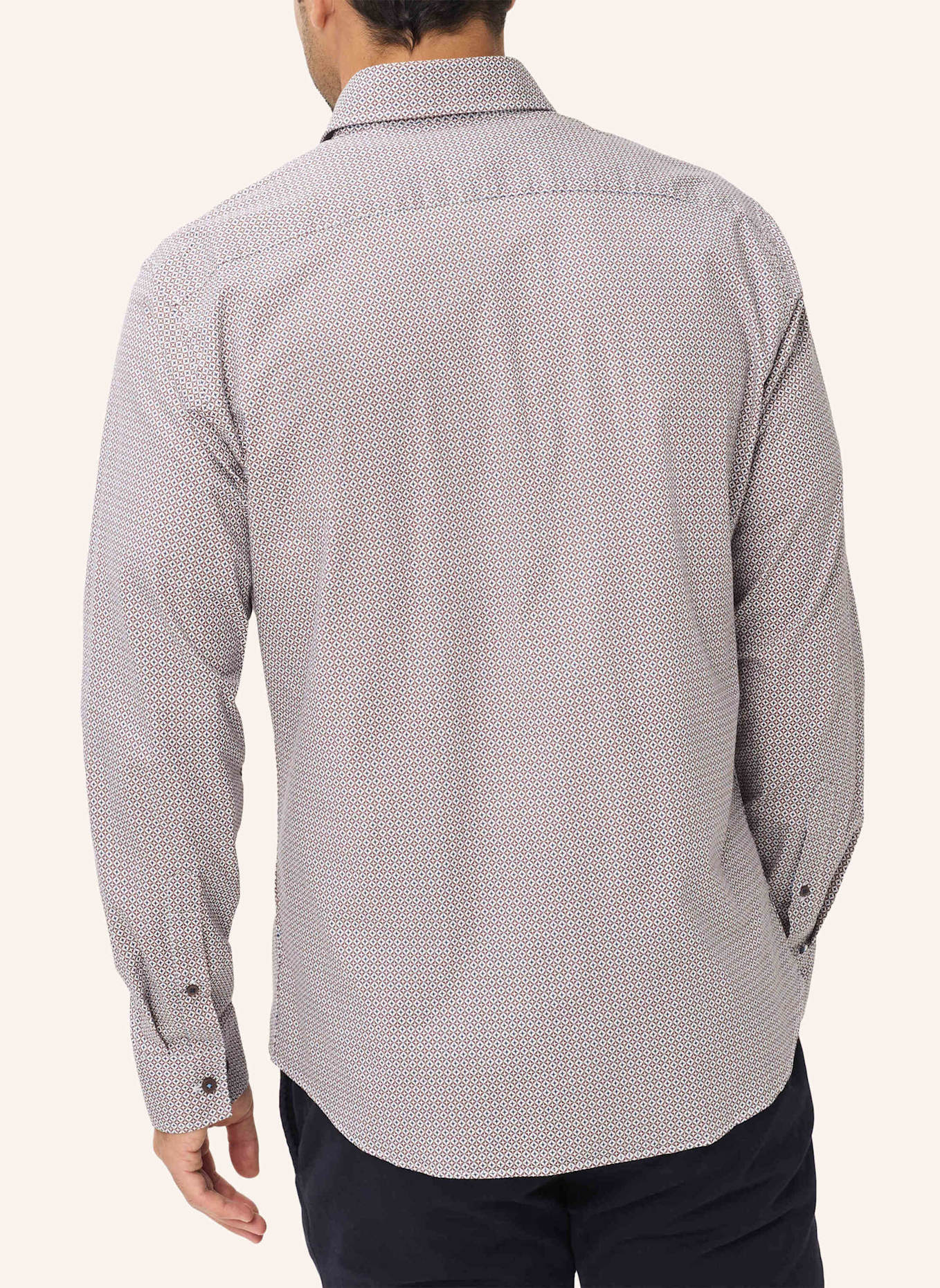 BRAX Hemd STYLE DANIEL: BRAUN
