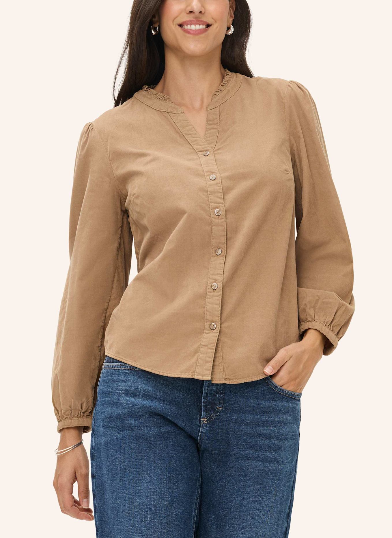 BRAX Cordbluse VIOLET: BEIGE