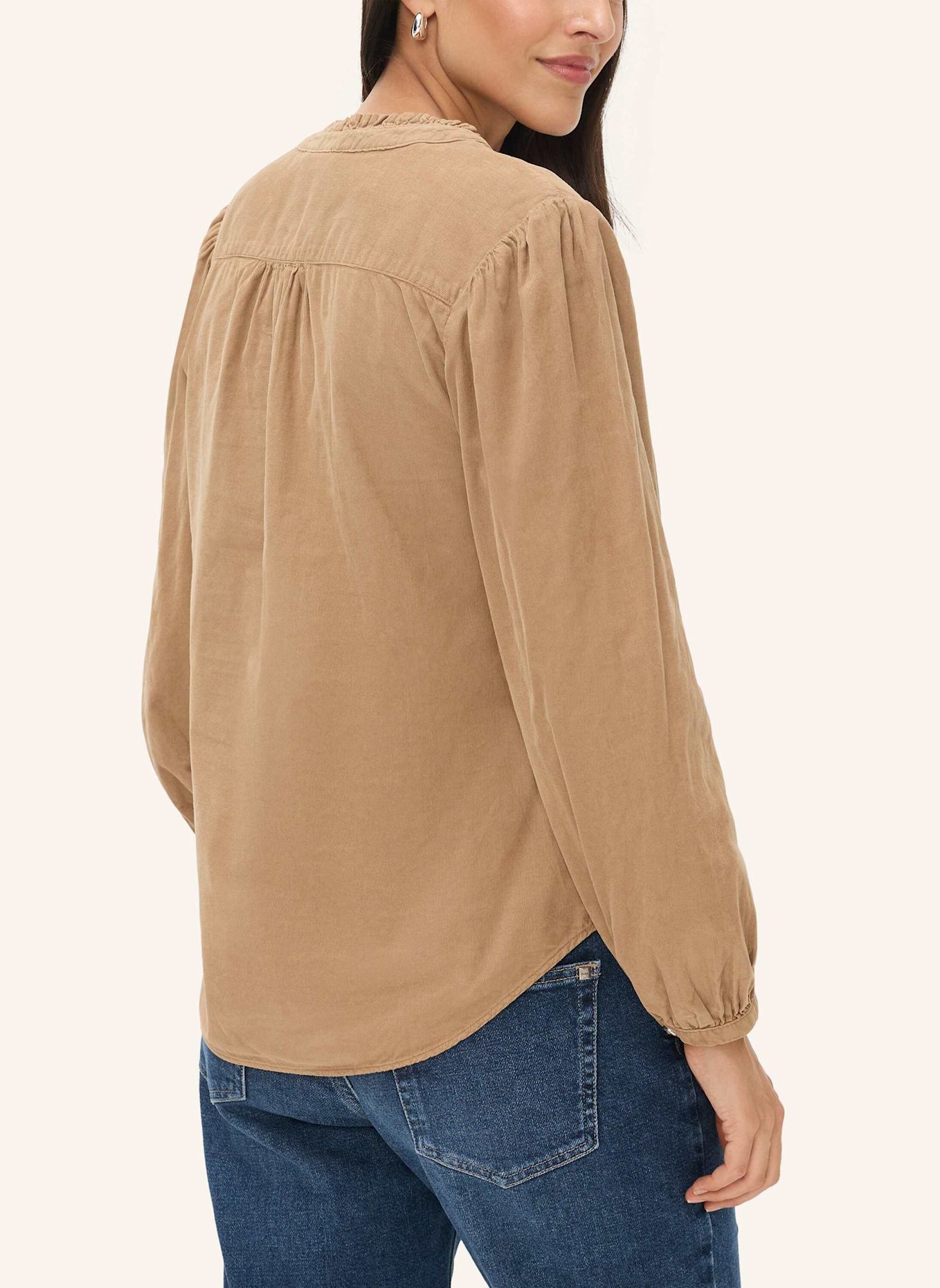 BRAX Cordbluse VIOLET: BEIGE