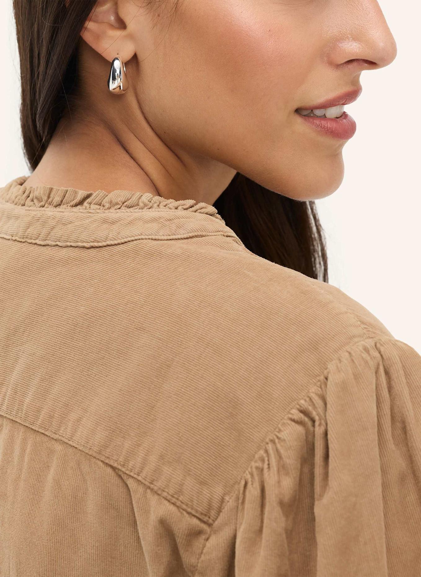 BRAX Cordbluse VIOLET: BEIGE