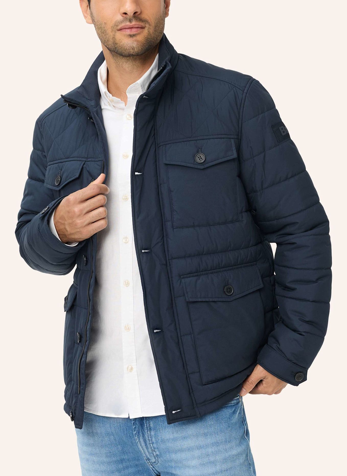 BRAX Steppjacke|Field-Jacket STYLE GEORGE: BLAU