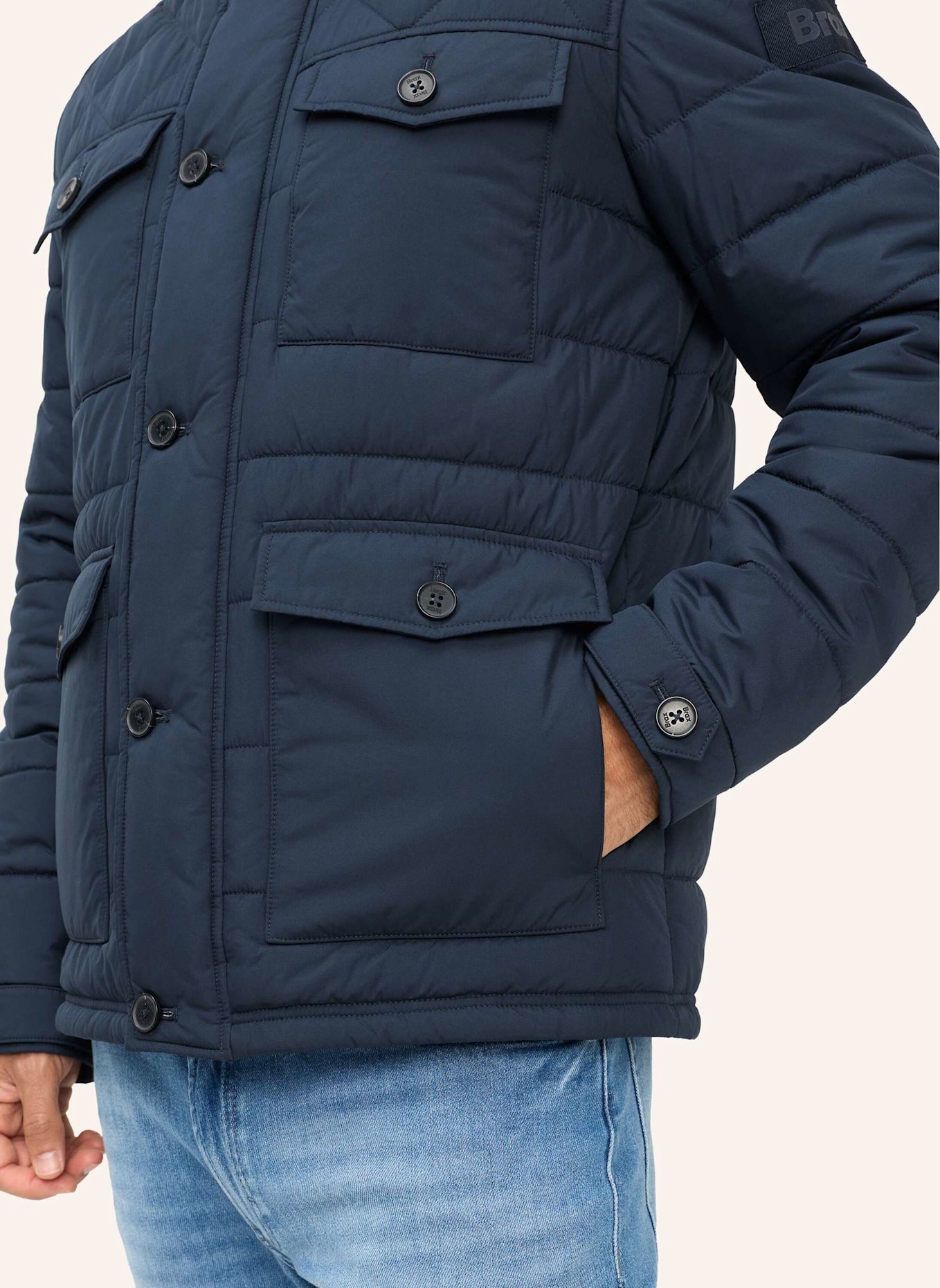 BRAX Steppjacke|Field-Jacket STYLE GEORGE: BLAU