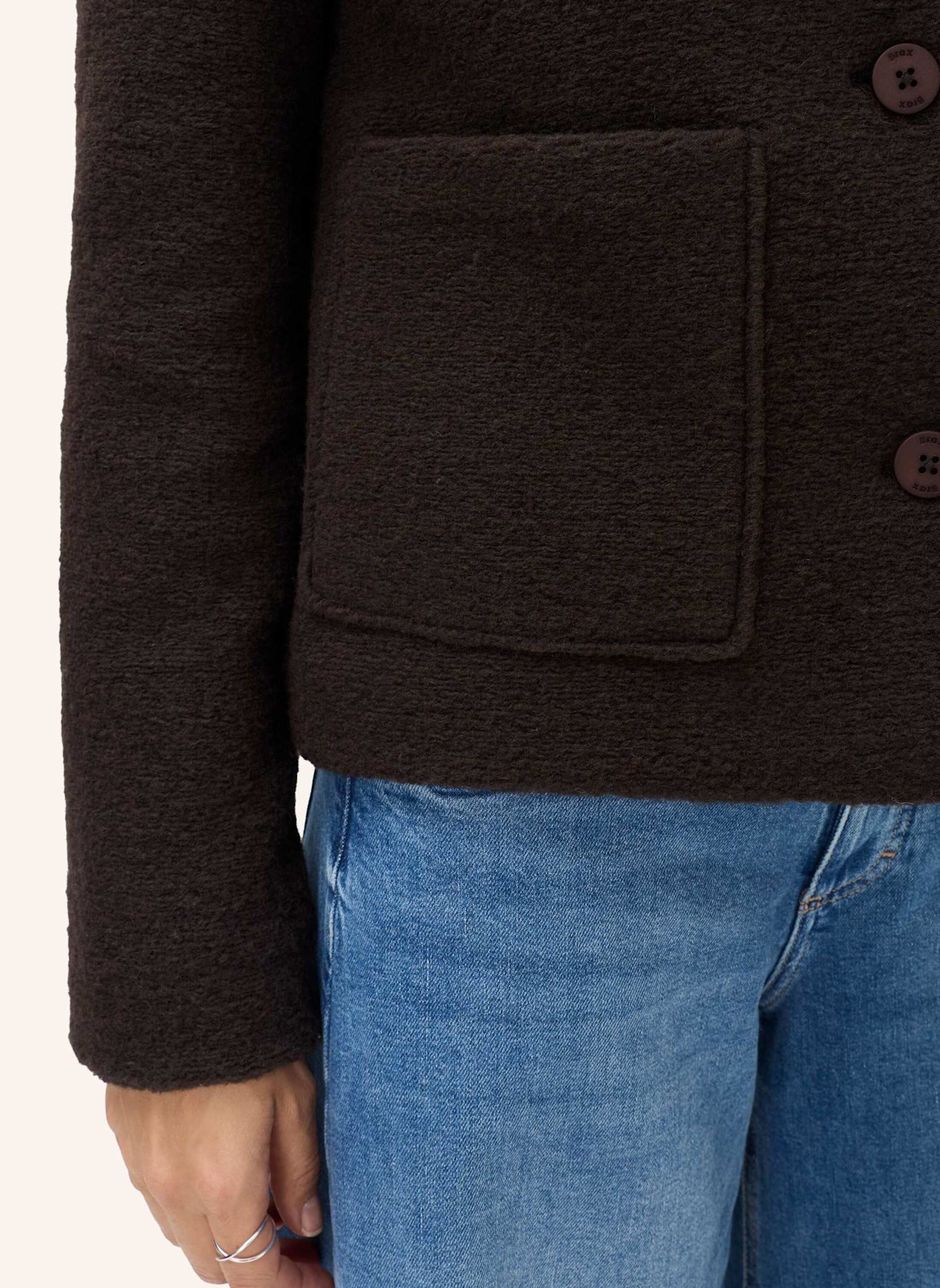 BRAX Jacke STYLE POLLY: BRAUN